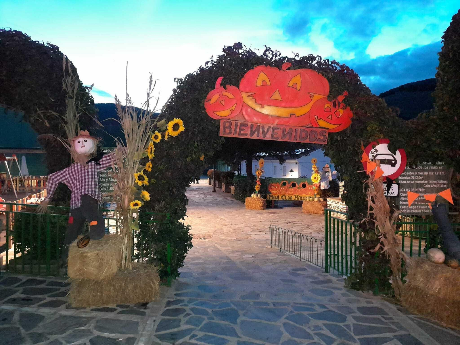 Bacares viste sus calles de otoño como reclamo turístico