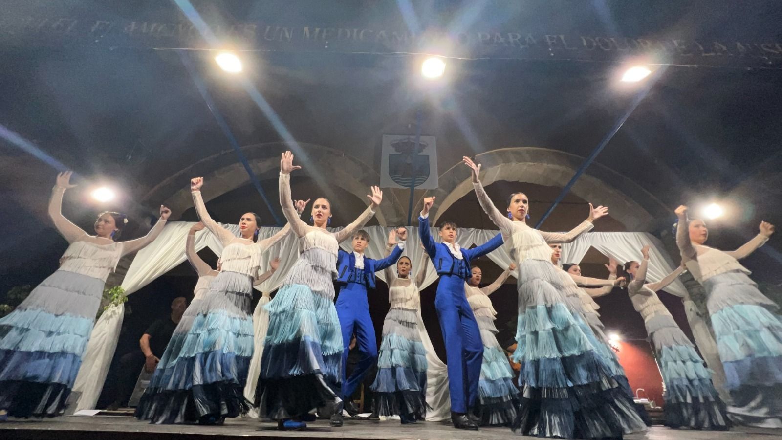 Otro momento de la mágica velada.