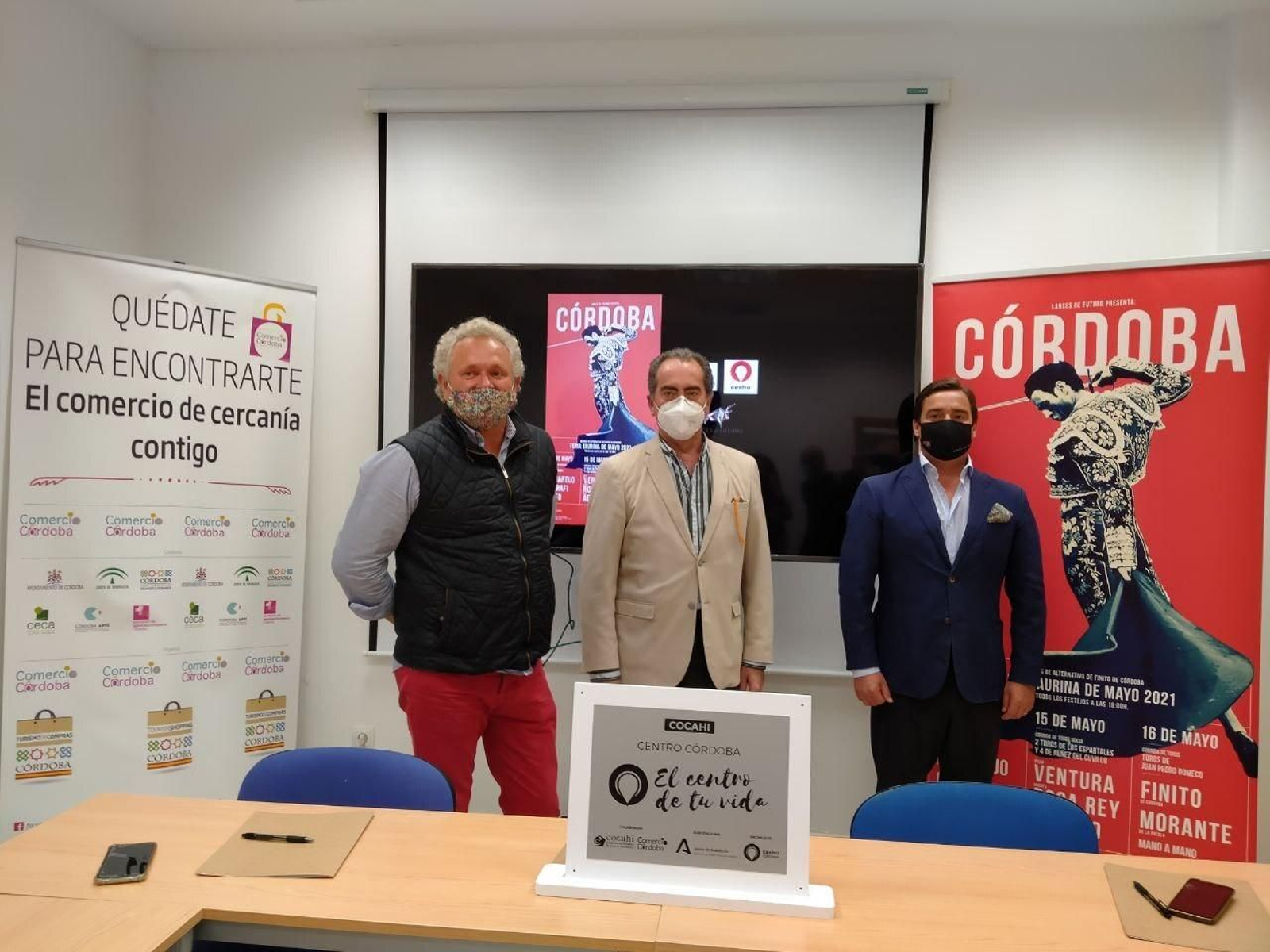 Imagen de la presentación del  I Concurso de Decoración de Escaparates Comerciales.