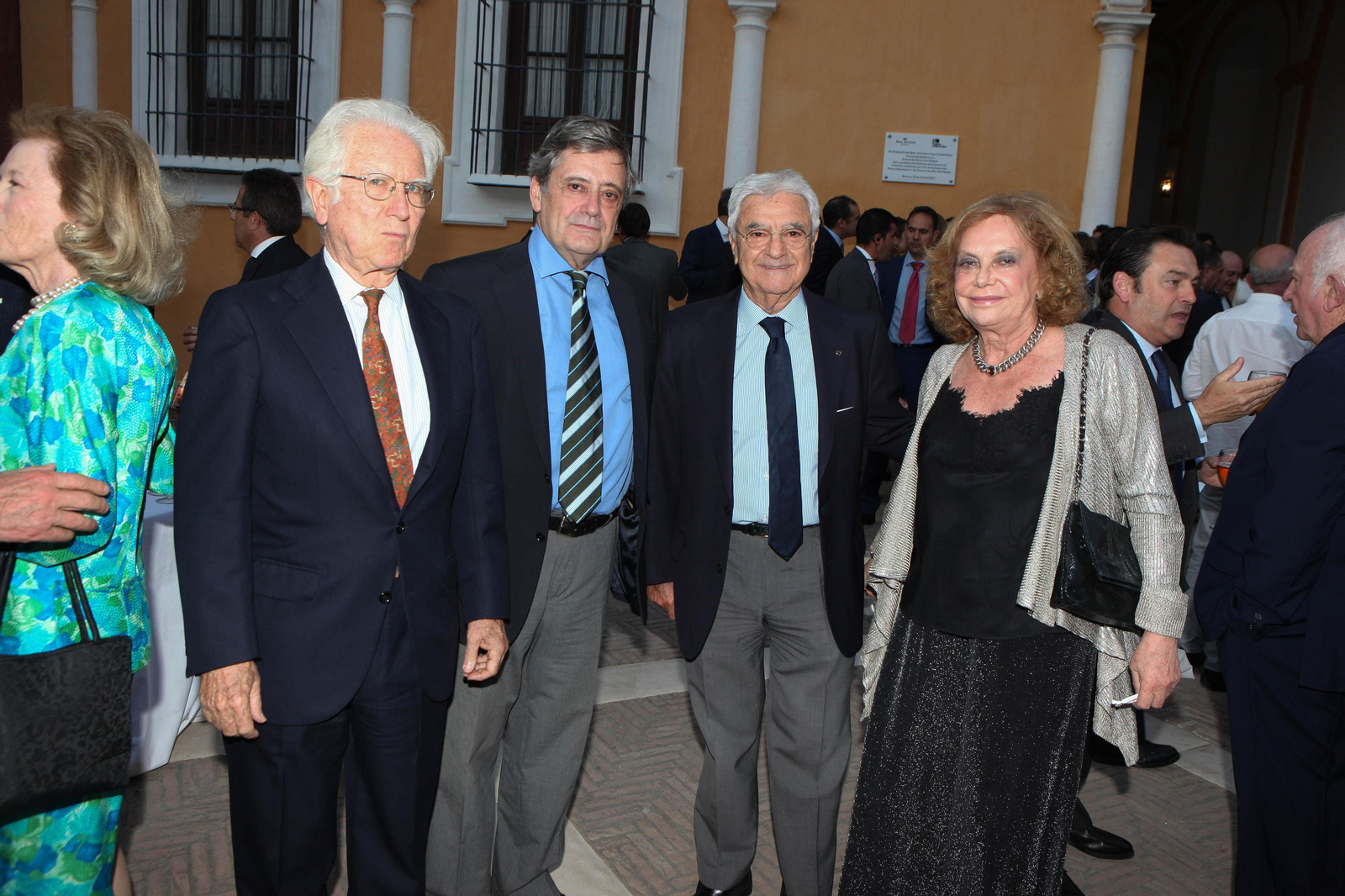 Rafael Atienza, Víctor Pérez Escolano, Francisco Baena y Amparo Rubiales.
