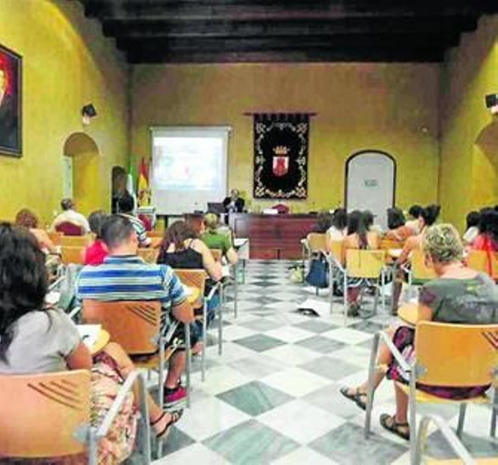 Imagen durante una de las ponencias en el día de ayer.