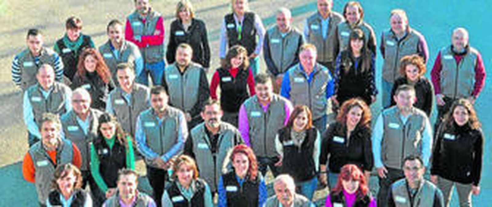 Foto de 'familia' del equipo técnico que compone Unica Group.