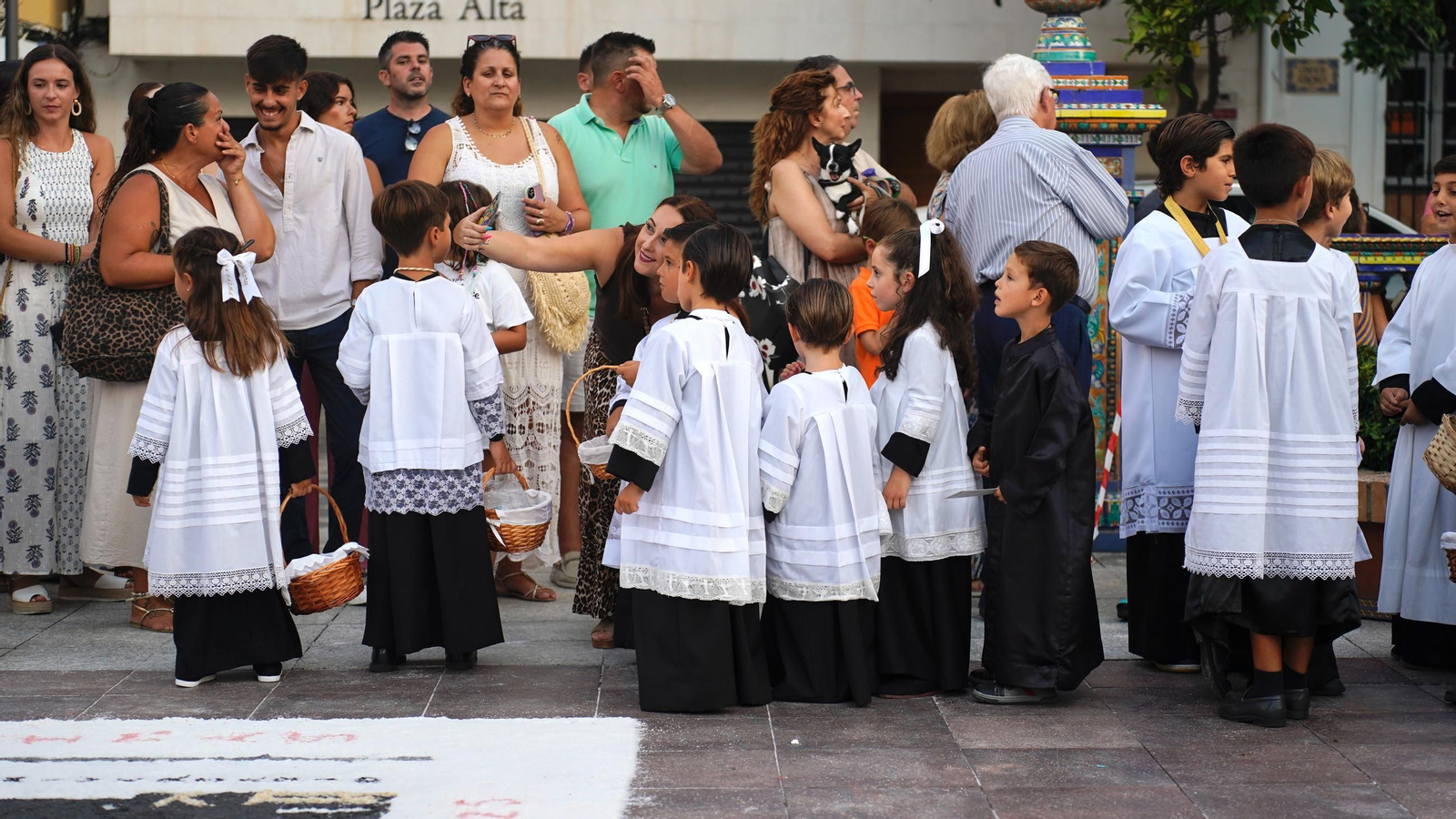 Las fotos de la procesion de la Virgen de la Palma por el cenro de Algeciras