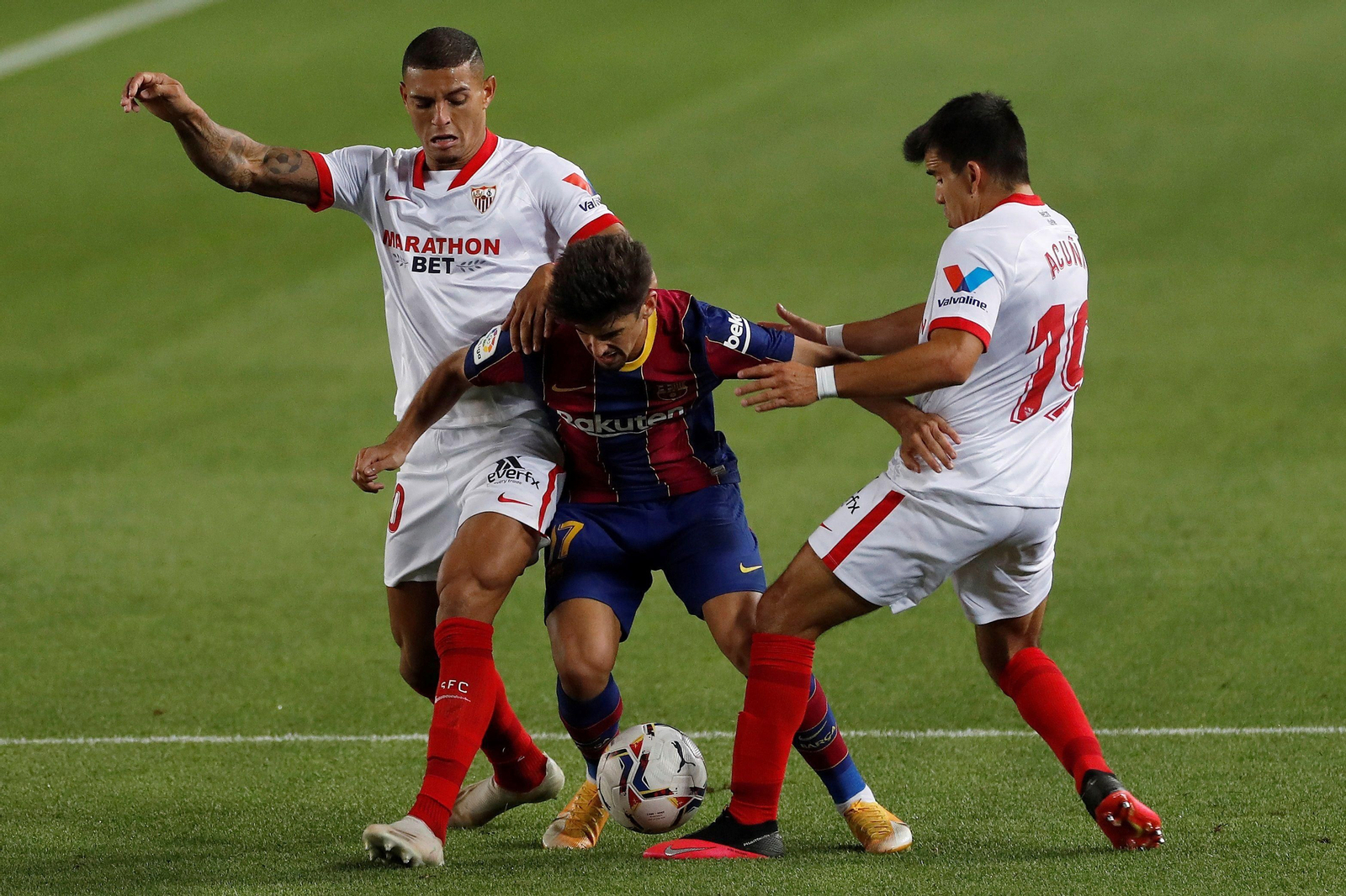 Las fotos del Barcelona-Sevilla