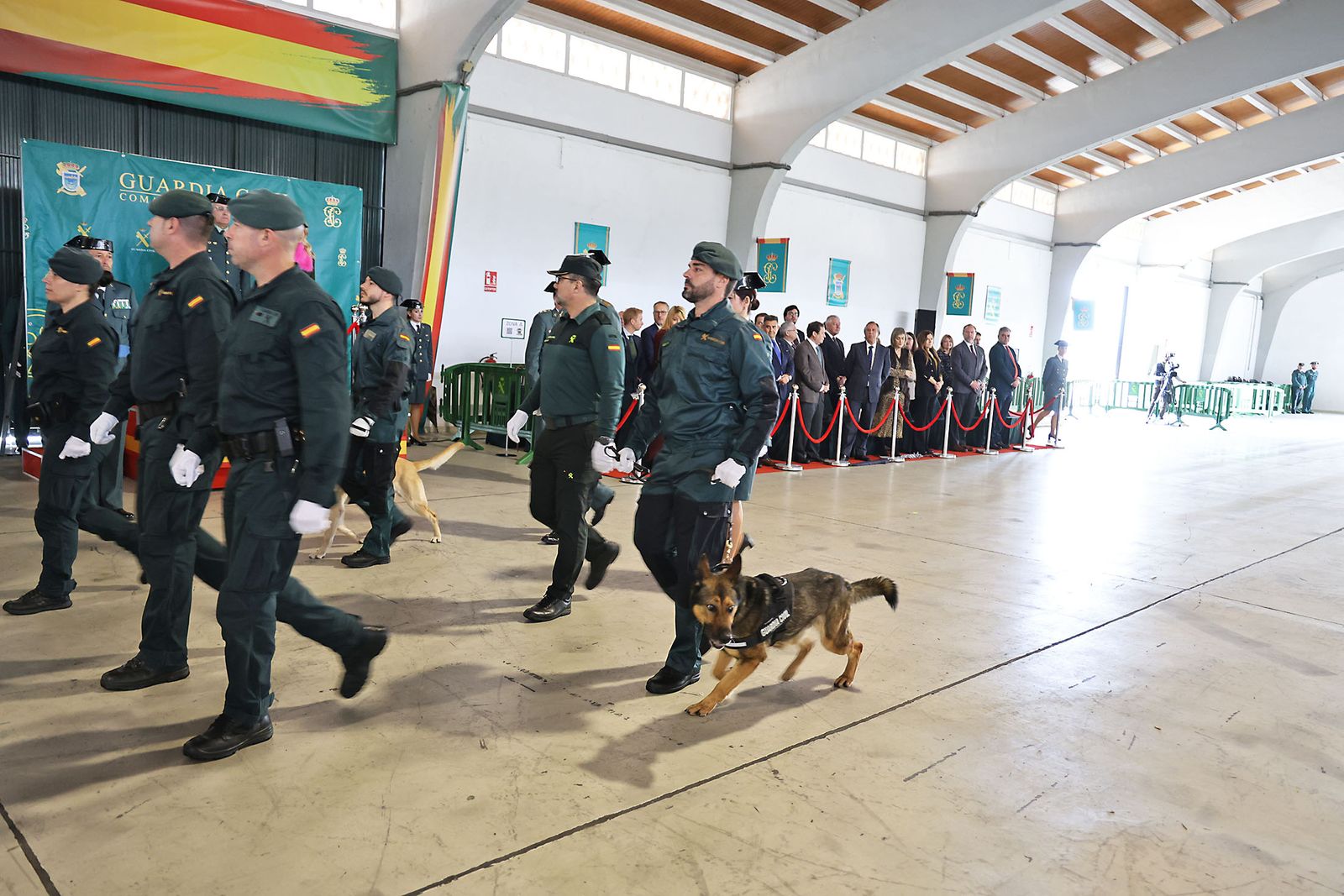 Imágenes de la jura del cargo de Julio Serrano Checa como Jefe de la Comandancia de la Guardia Civil de Huelva