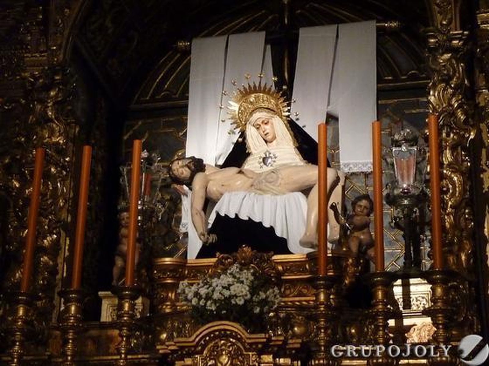 Virgen de los Dolores de la Hermandad de Los Servitas.

Foto: Ruesga Bono