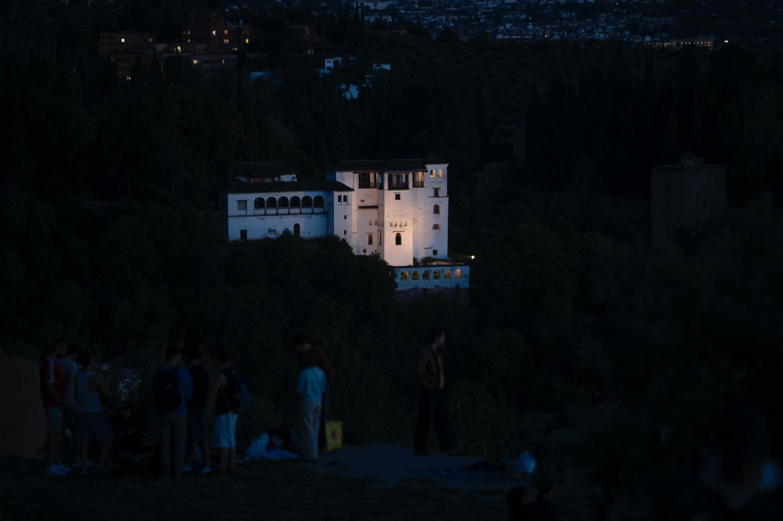Apagón en Granada: las fotos de la noche más oscura