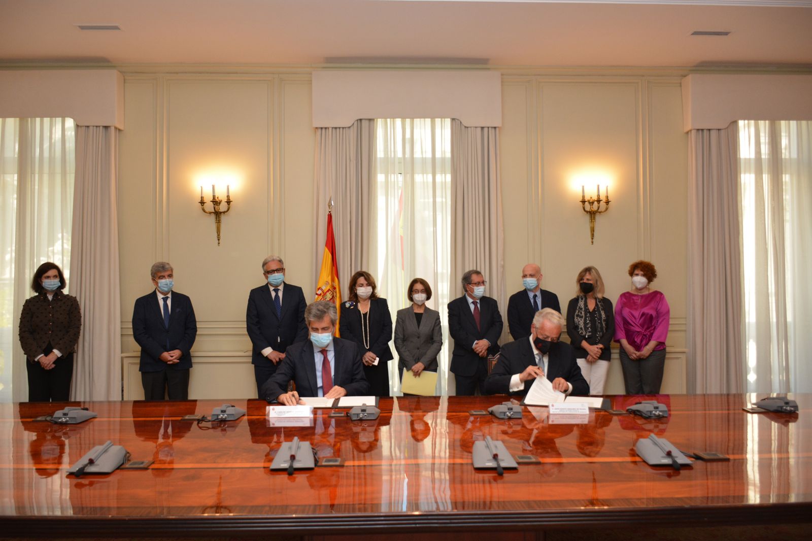Firma del convenio de colaboración entre el CGPJ y el Defensor del pueblo y del menor andaluz