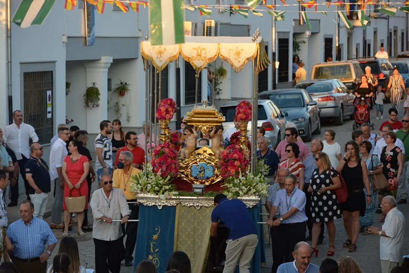 El espectacular recibimiento a la Virgen de Guía en Villanueva del Duque, en imágenes