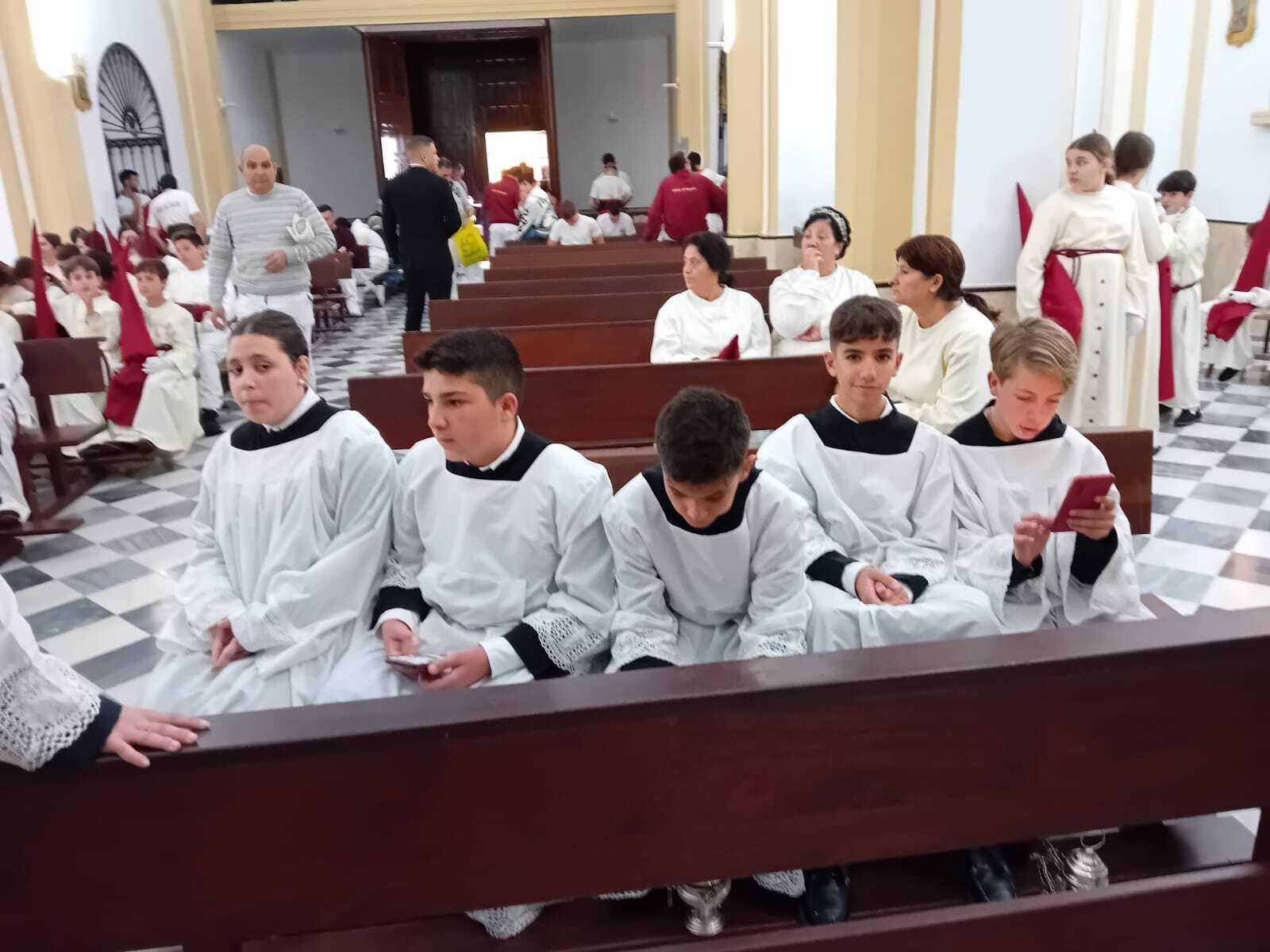 Las imágenes del Domingo de Ramos en Chiclana 2024: Borriquita y el Huerto