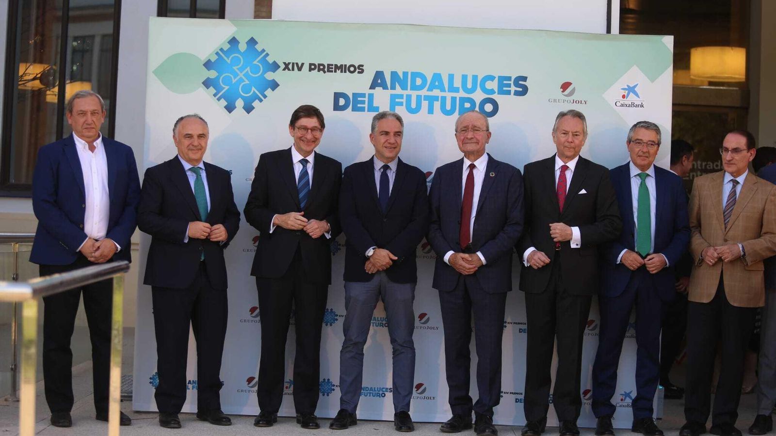 Antonio Méndez, Juan Ignacio Zafra, José Ignacio Goirigolzarri, Elías Bendodo, Francisco de la Torre, José Joly, Francisco Salado y Javier González de Lara. Antonio Méndez, Juan Ignacio Zafra, José Ignacio Goirigolzarri, Elías Bendodo, Francisco de la Torre, José Joly, Francisco Salado y Javier González de Lara.