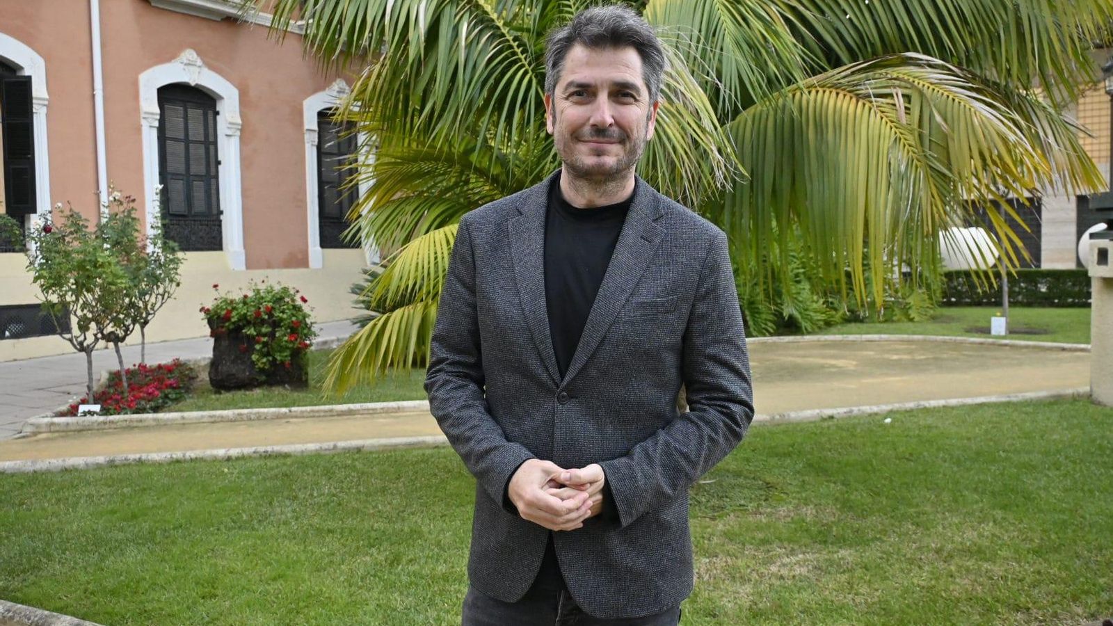 El periodista, en la Casa Colón