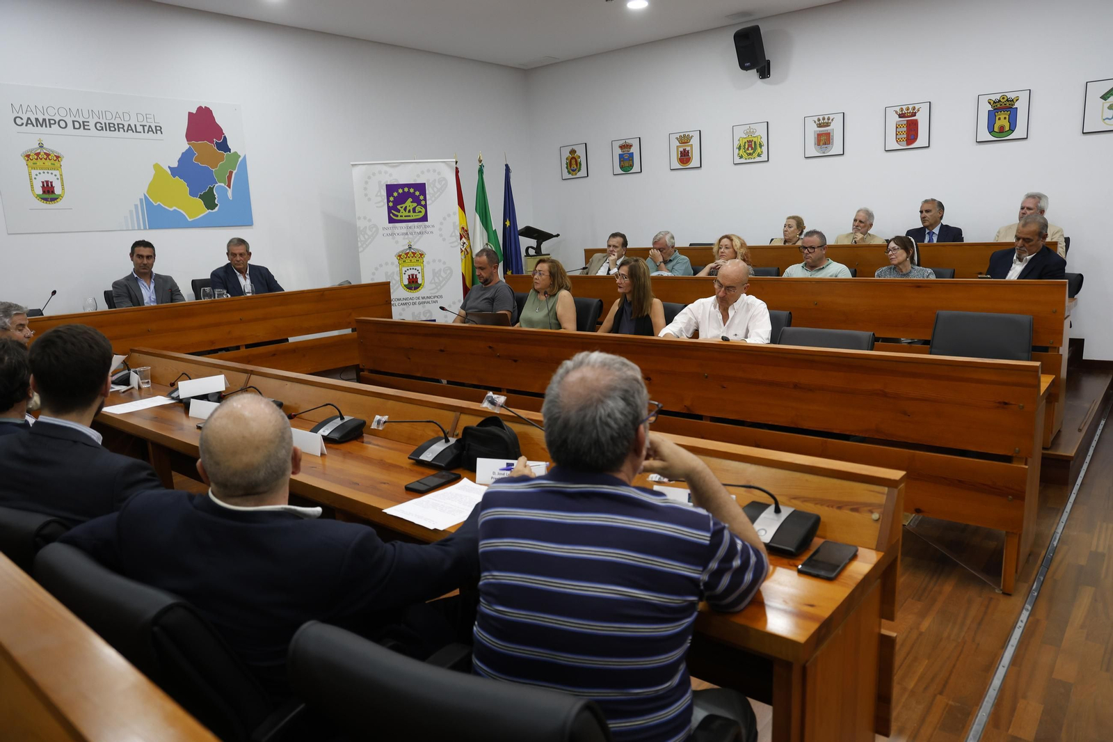 Fotos del consejo del Instituto de Estudios del Campo de Gibraltar