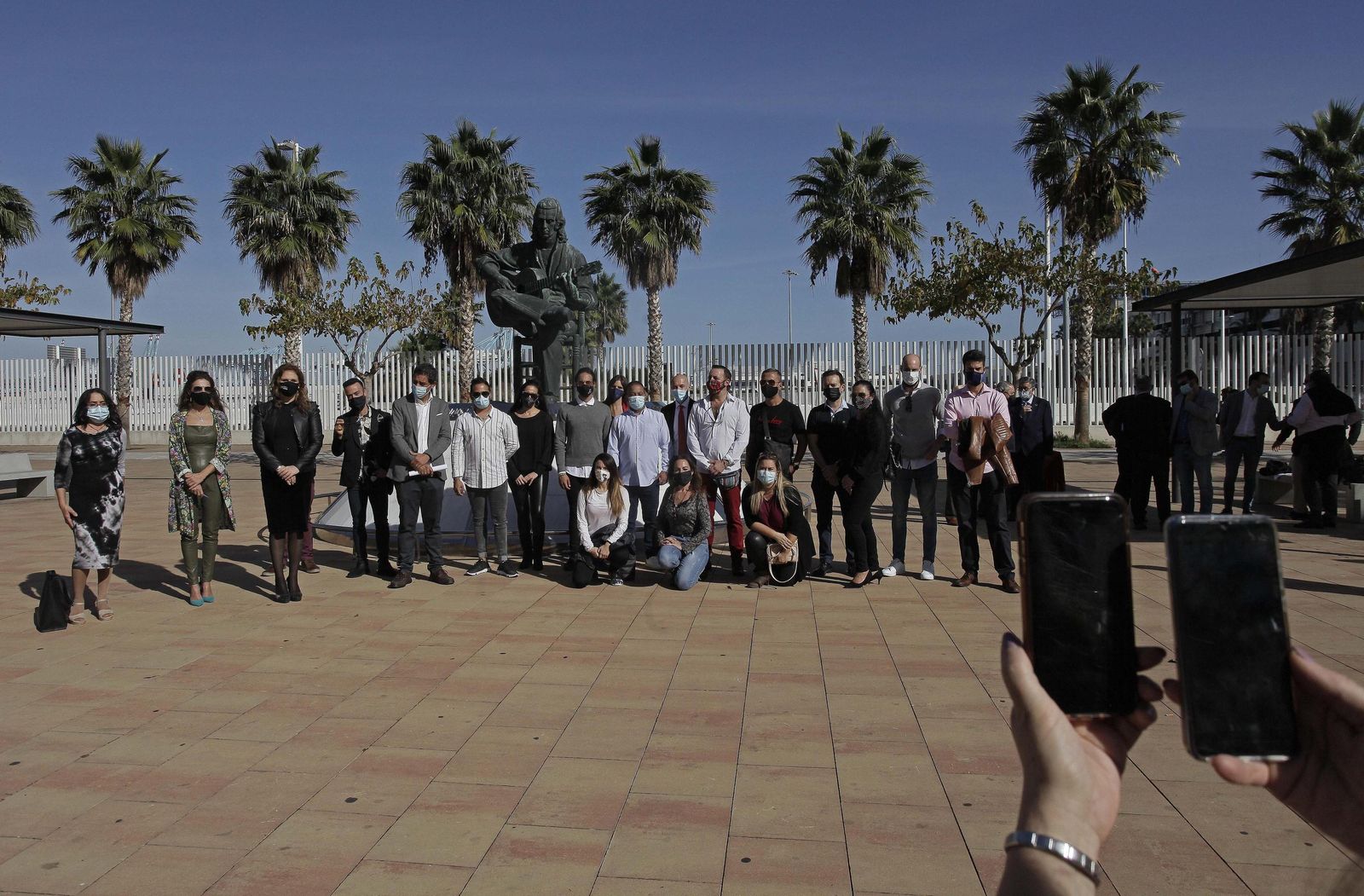 Los participantes en el Manifiesto por el Flamenco.