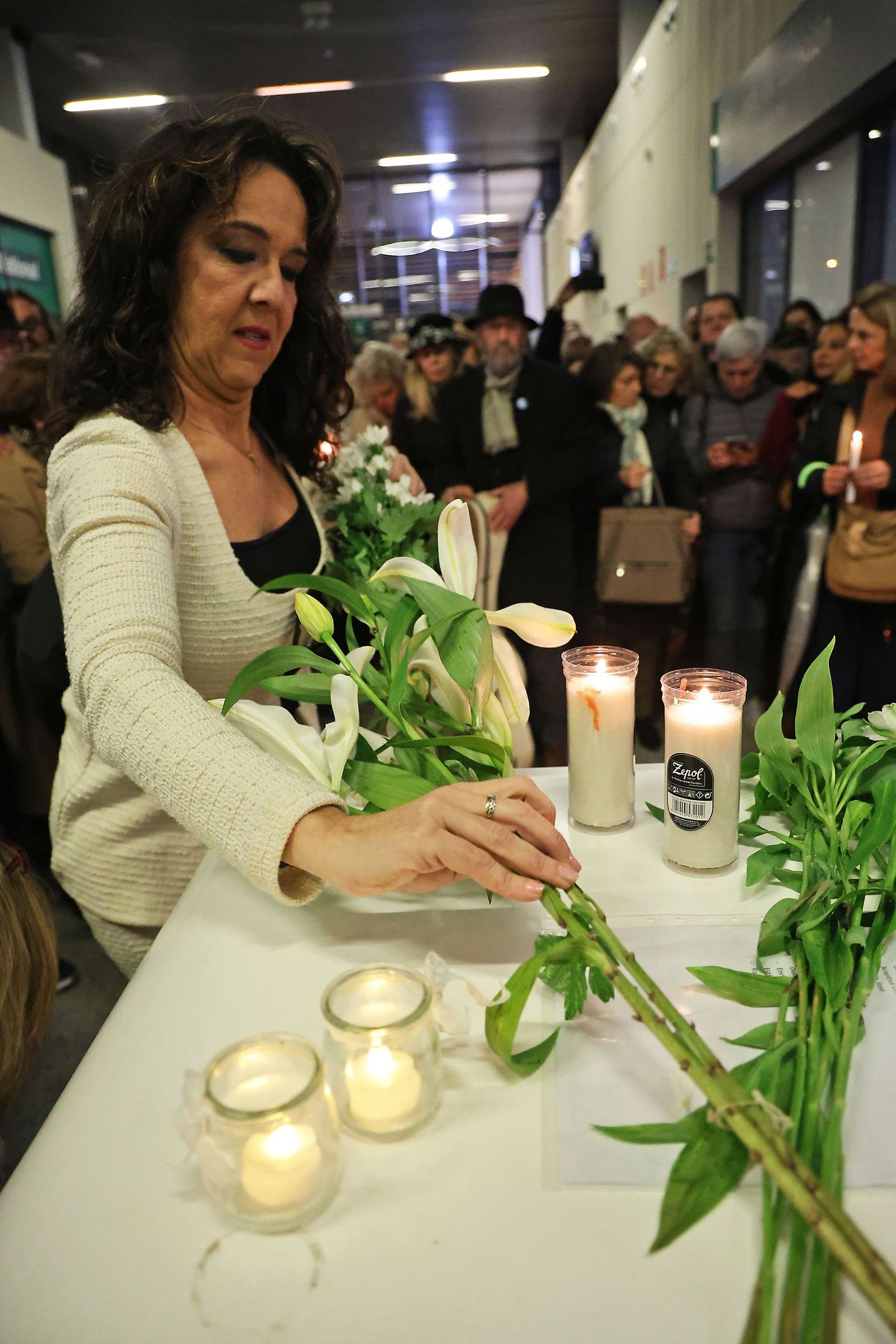 Las fotografías de la vigilia por los fallecidos en el accidente de tren  de Adamuz