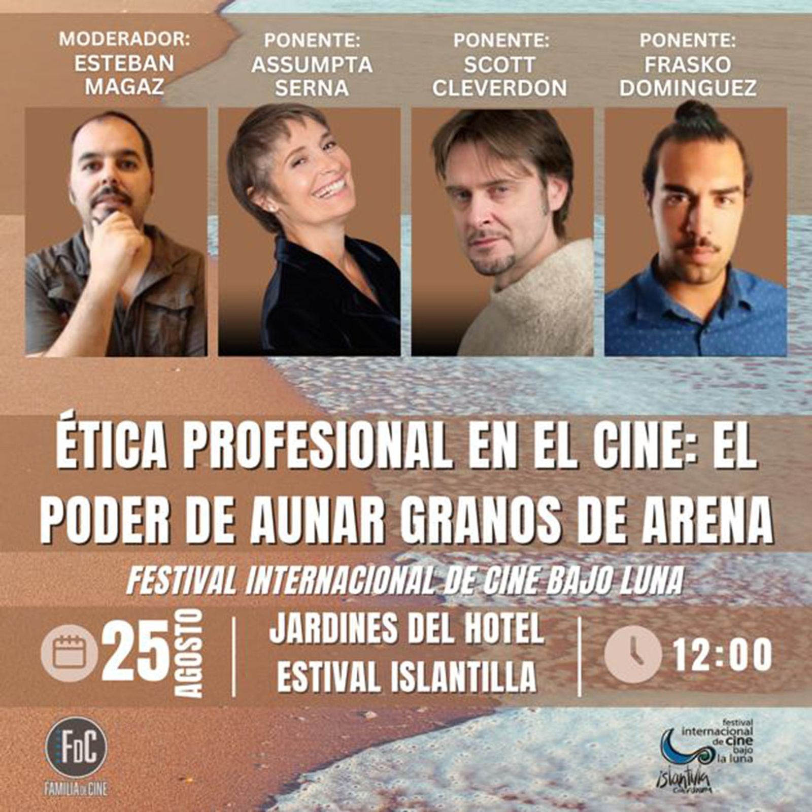 Cartel anunciador de la ponencia.
