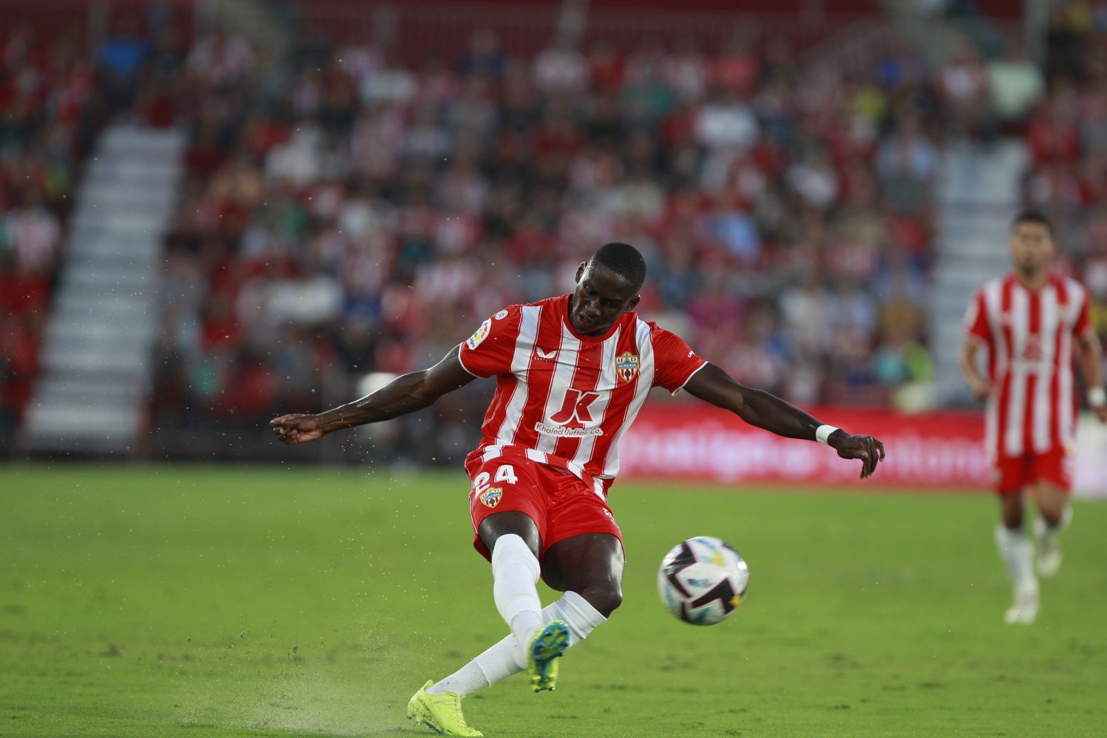 Imágenes del partido de fútbol U.D. Almería-Girona F.C.