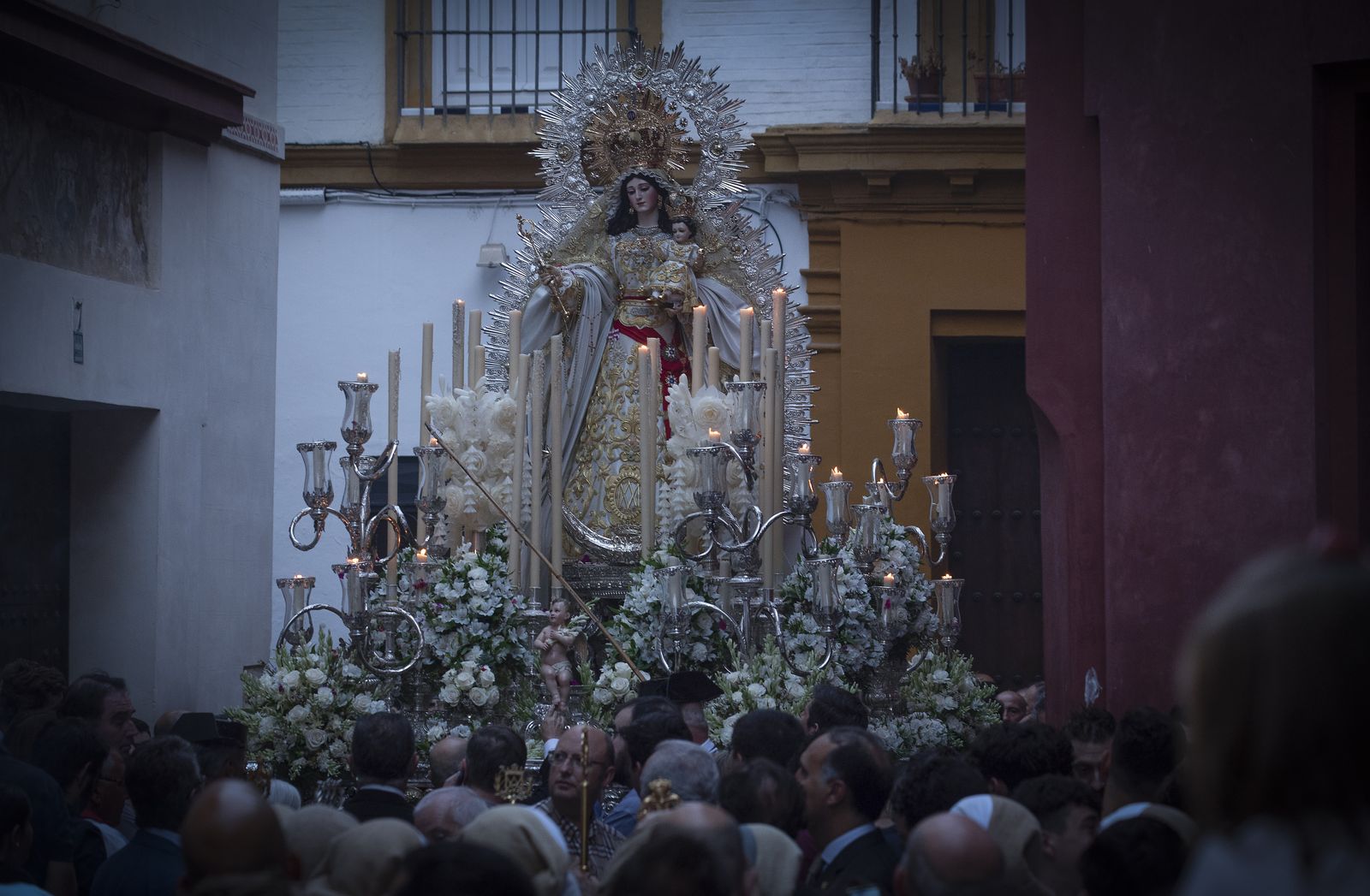 Las imágenes de la procesión de la Virgen de las Nieves