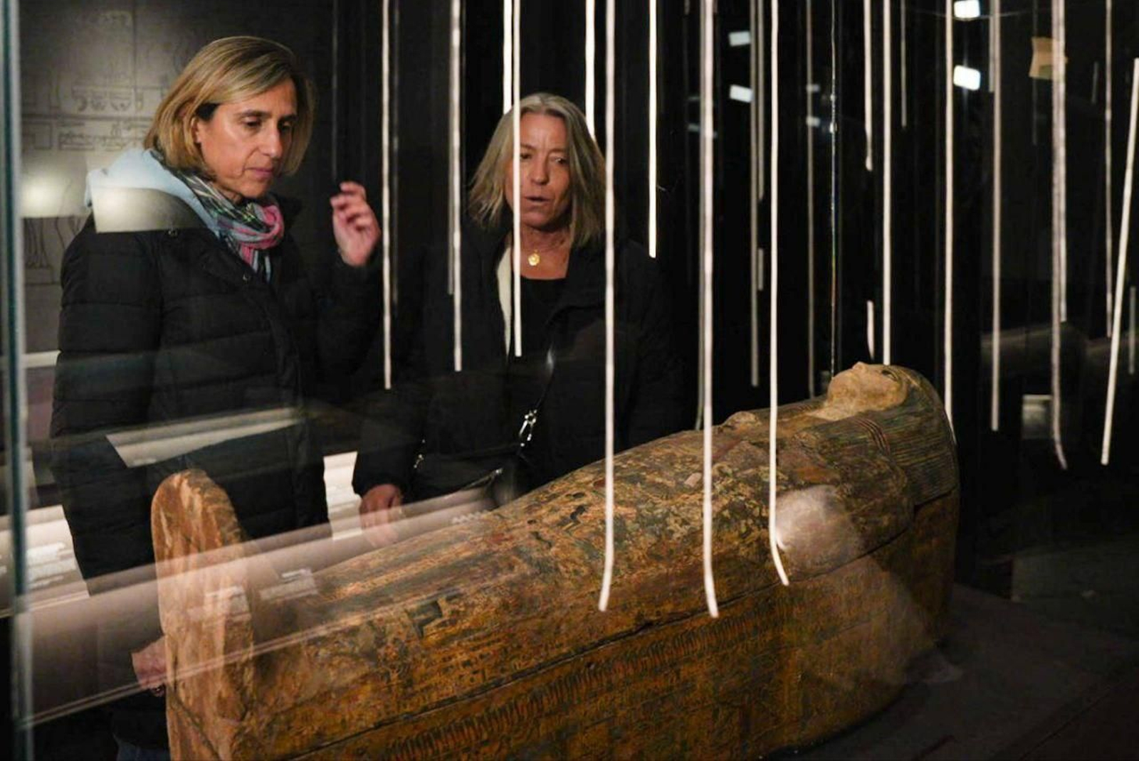 Las primeras piezas de la gran exposición sobre Egipto que han llegado a Córdoba