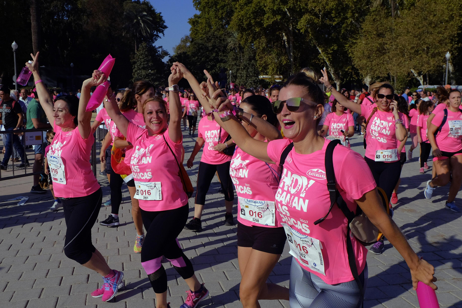 Las imágenes de la suspendida Carrera de la Mujer