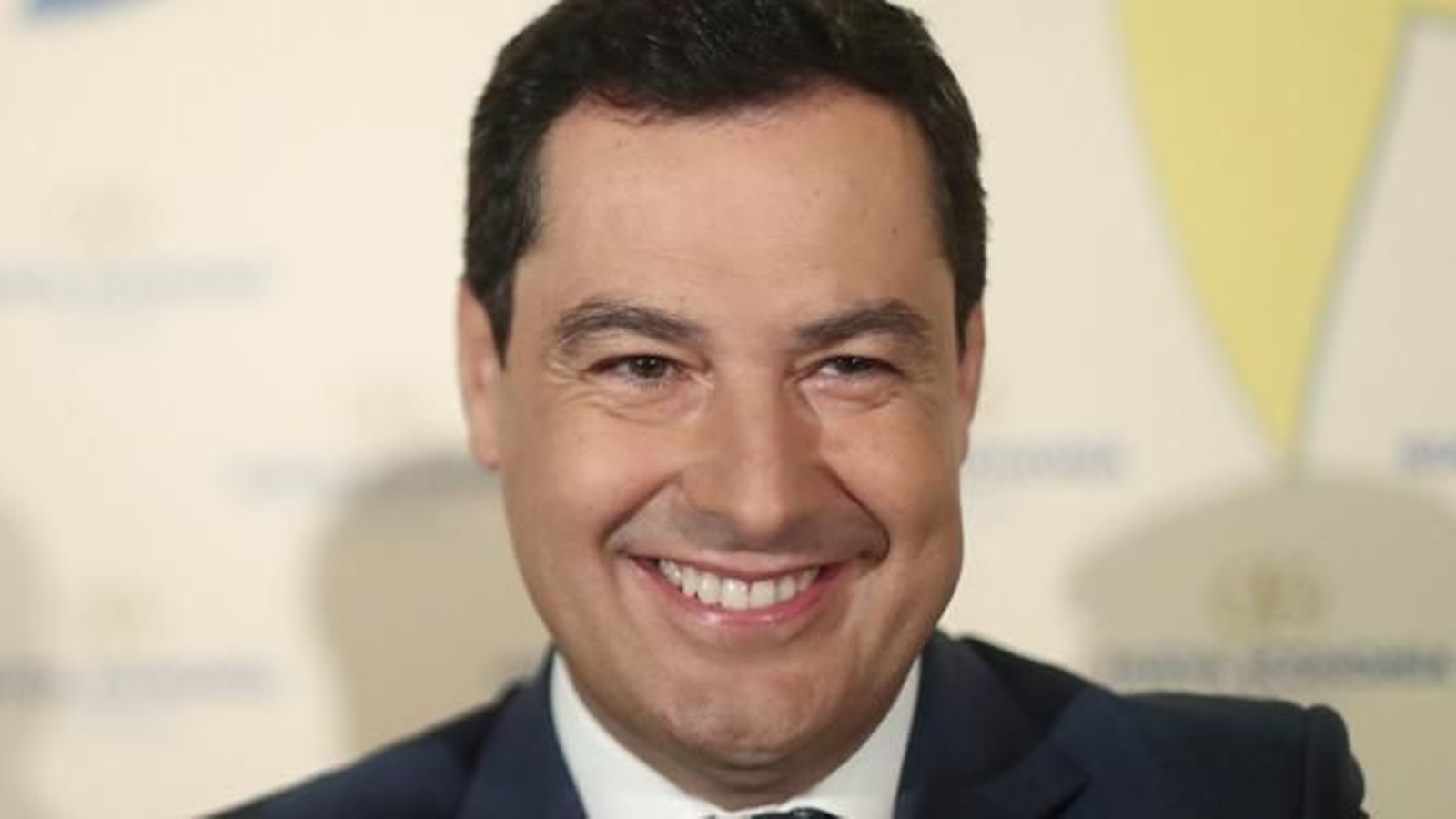 El presidente de la Junta de Andalucía, Juan Manuel Moreno Bonilla, este lunes en Madrid.