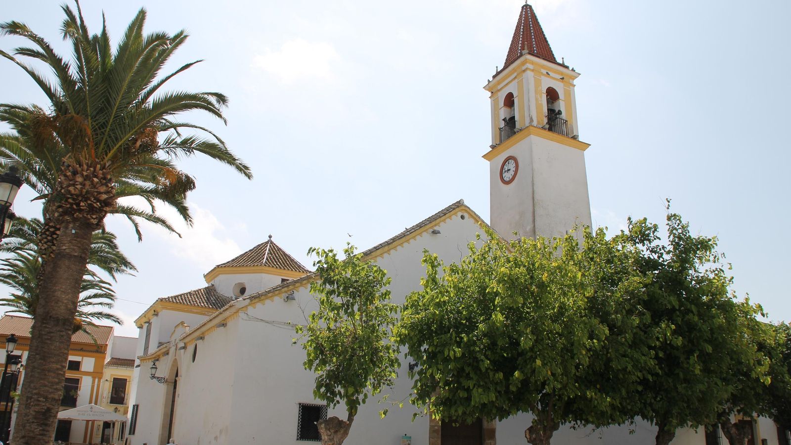 Una imagen de la Iglesia de la Inmaculada Concepción de Sierra de Yeguas.