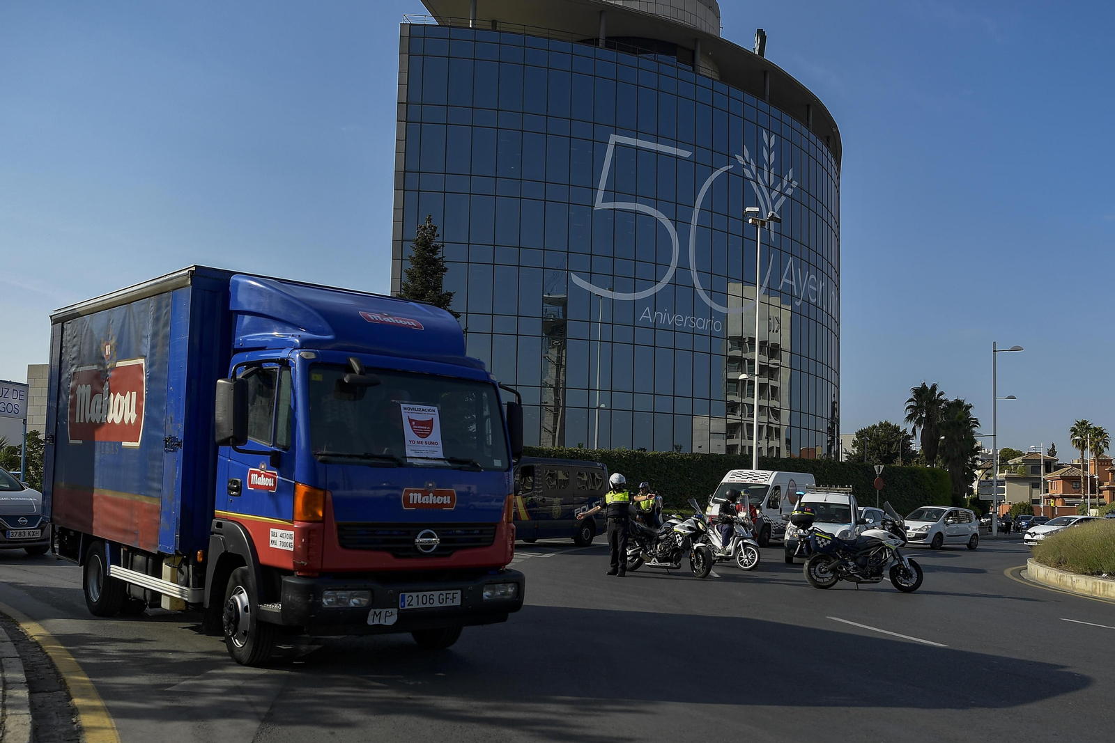 Fotos: El turismo se manifiesta en Granada