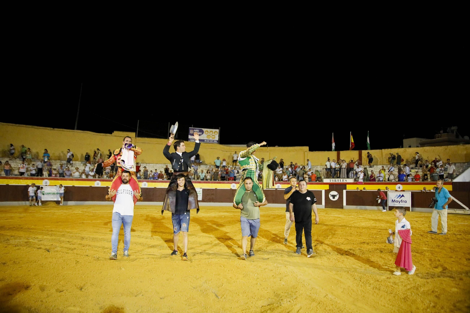 Corrida de toros Berja con un toro indultado, en imágenes
