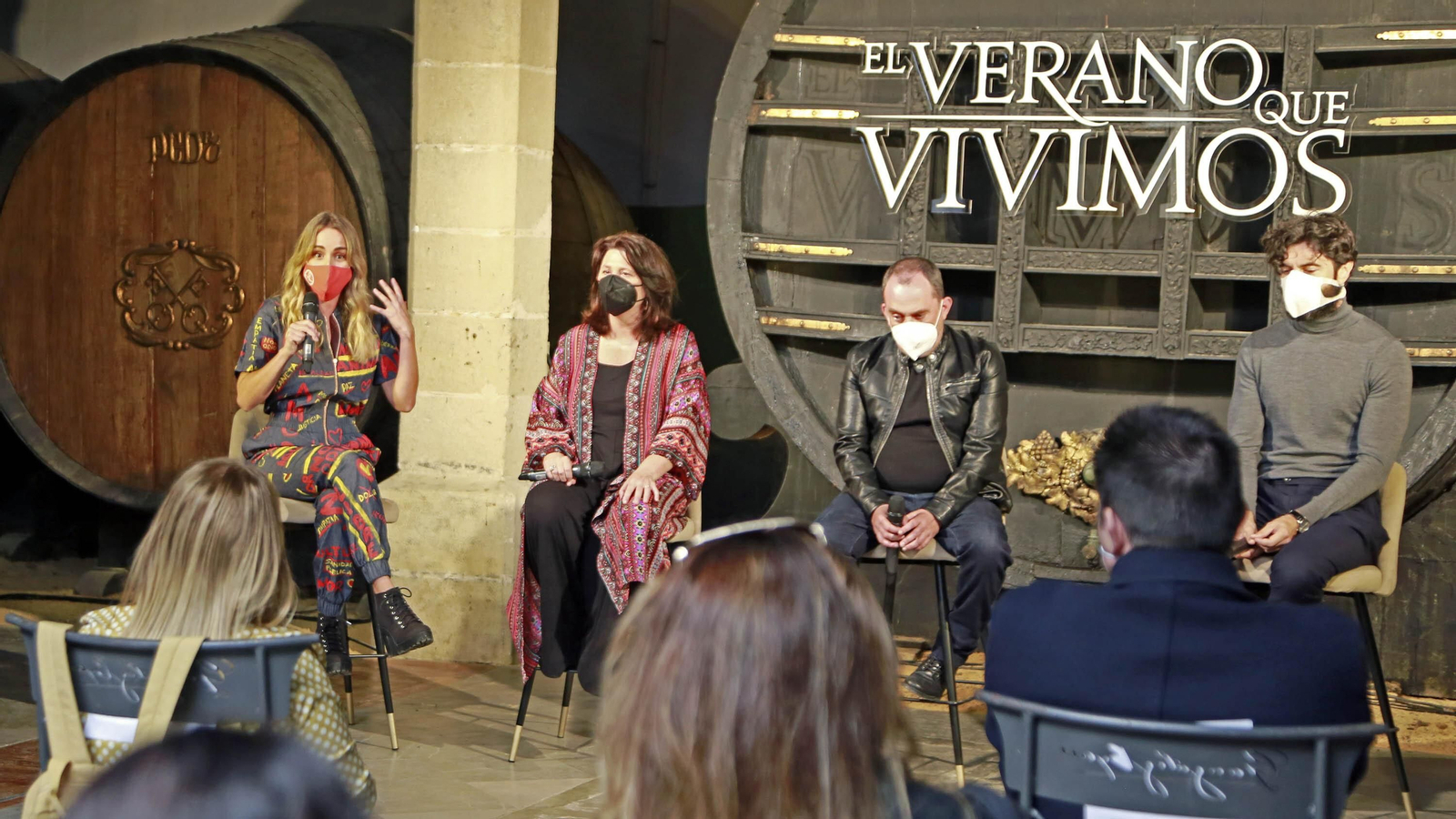 Rueda de prensa de la película 'El verano que vivimos' en González Byass