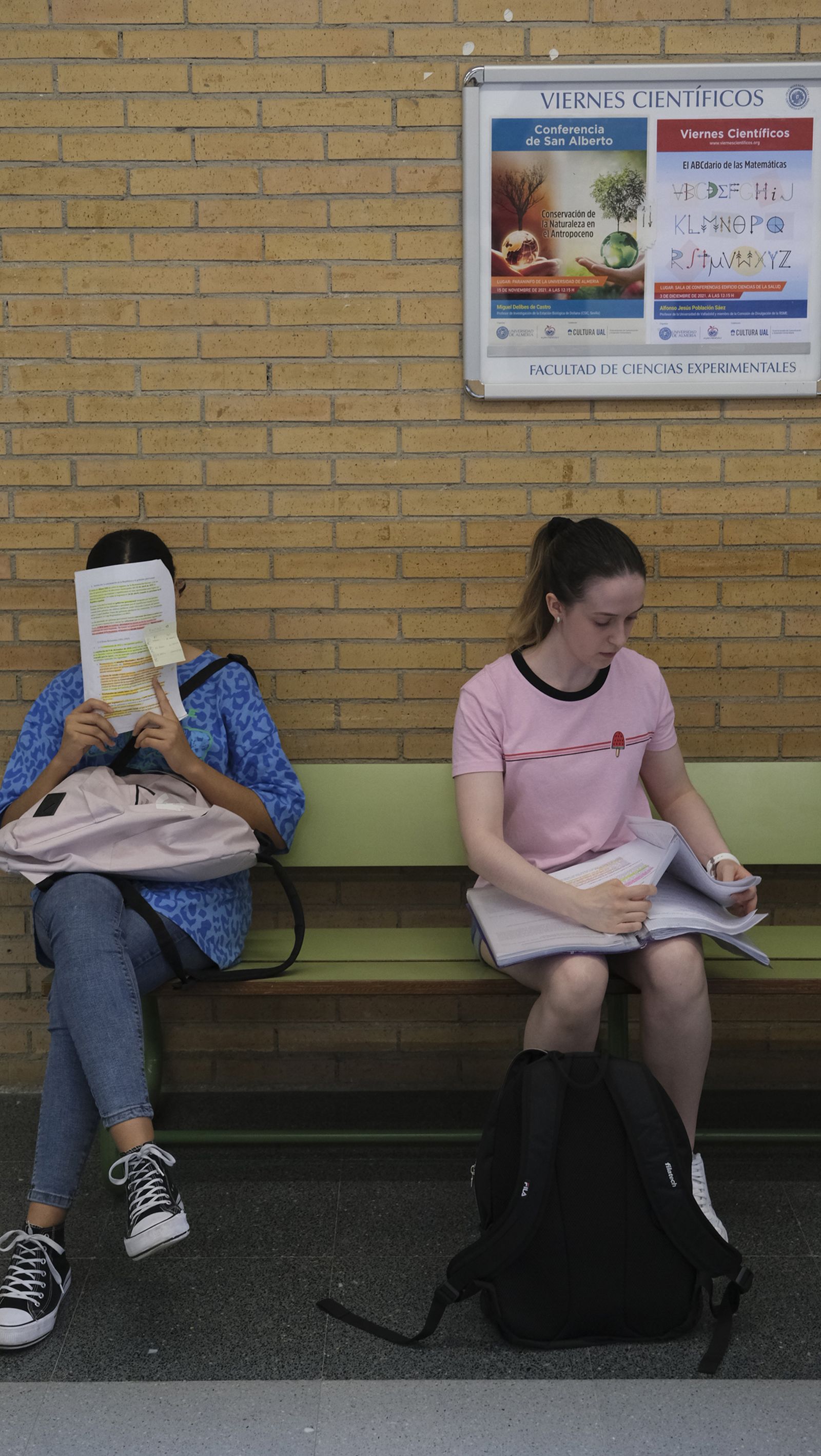 Imágenes de las pruebas de acceso de la PEvAU en la Universidad de Almería