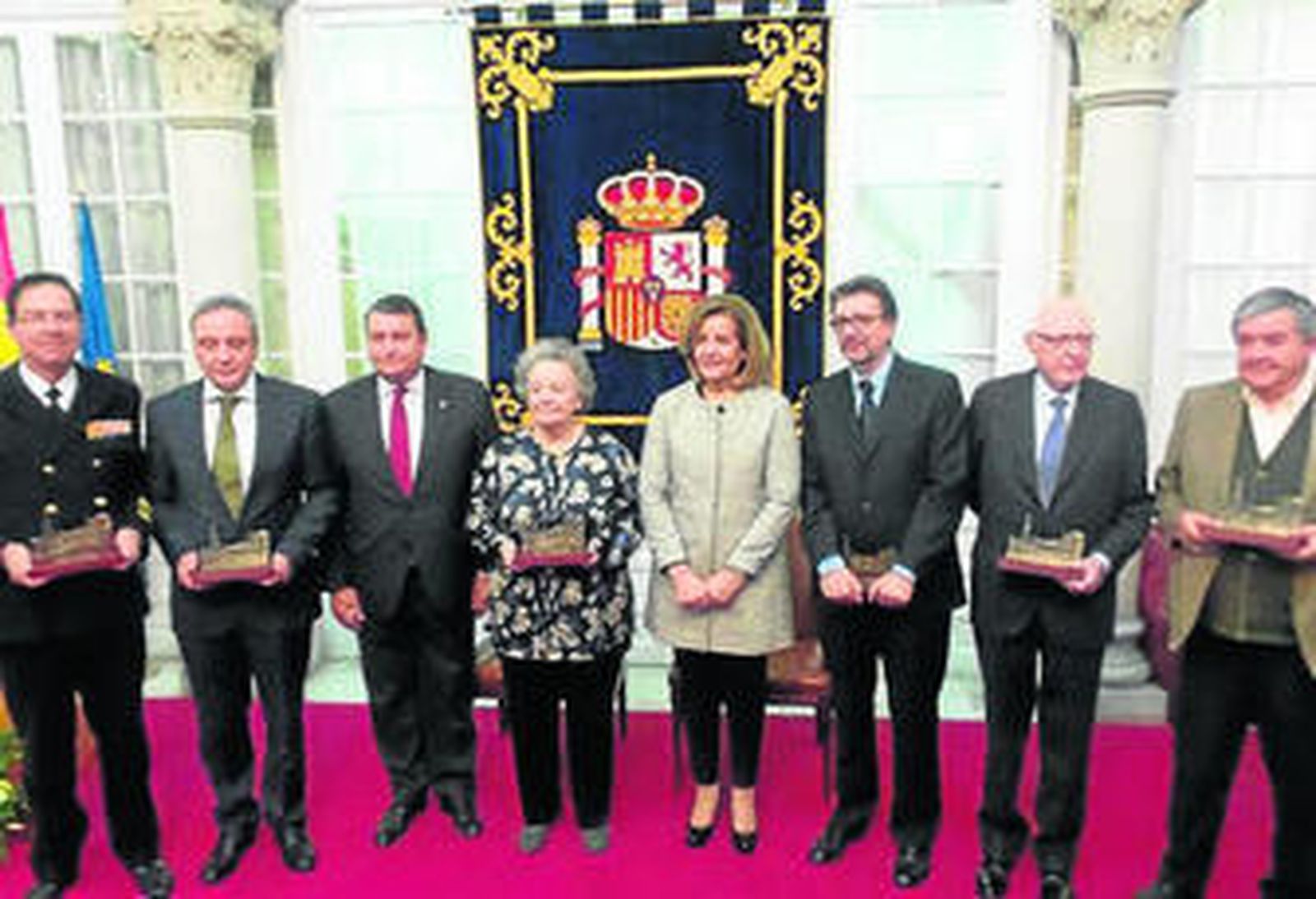 Los premiados por la Delegación del Gobierno en Andalucía.