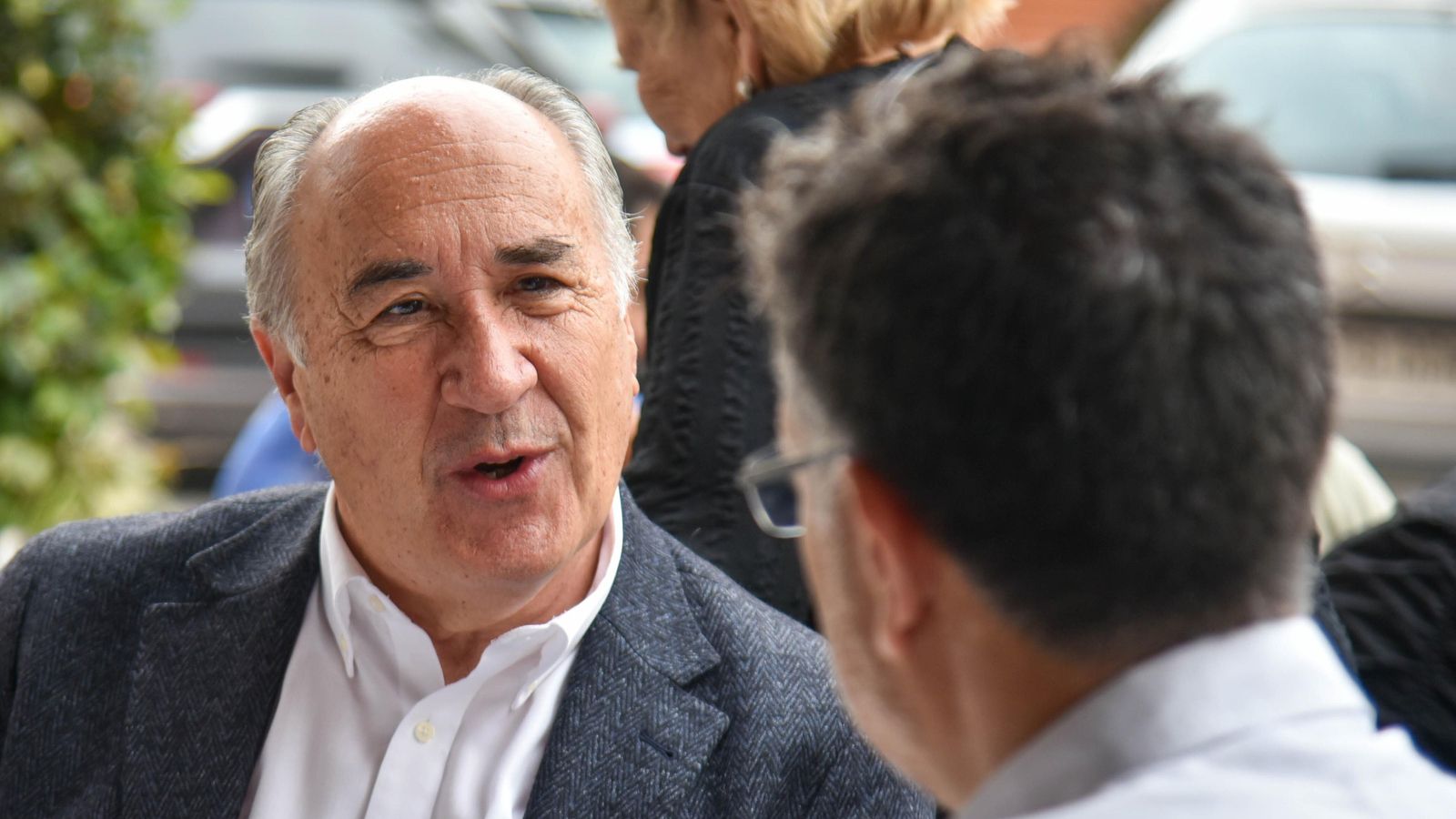 Landaluce, durante la entrevista.