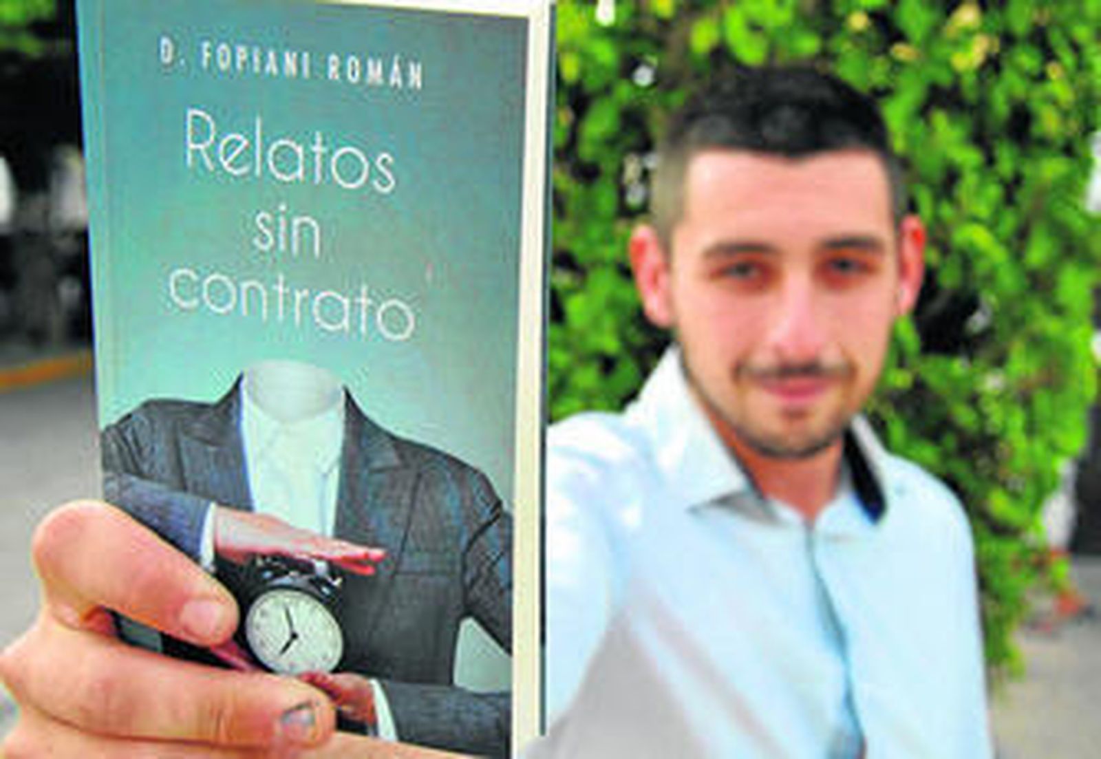 El escritor Daniel Fopiani pone en primer plano su obra de relatos cortos.