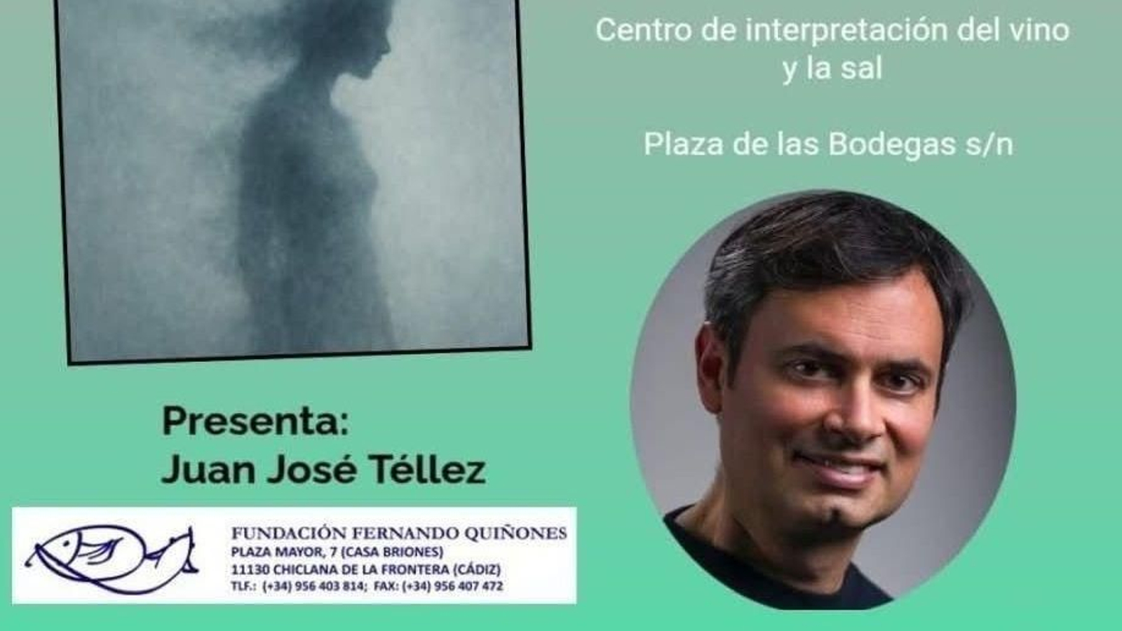 El escritor será presentado por Juan José Téllez.