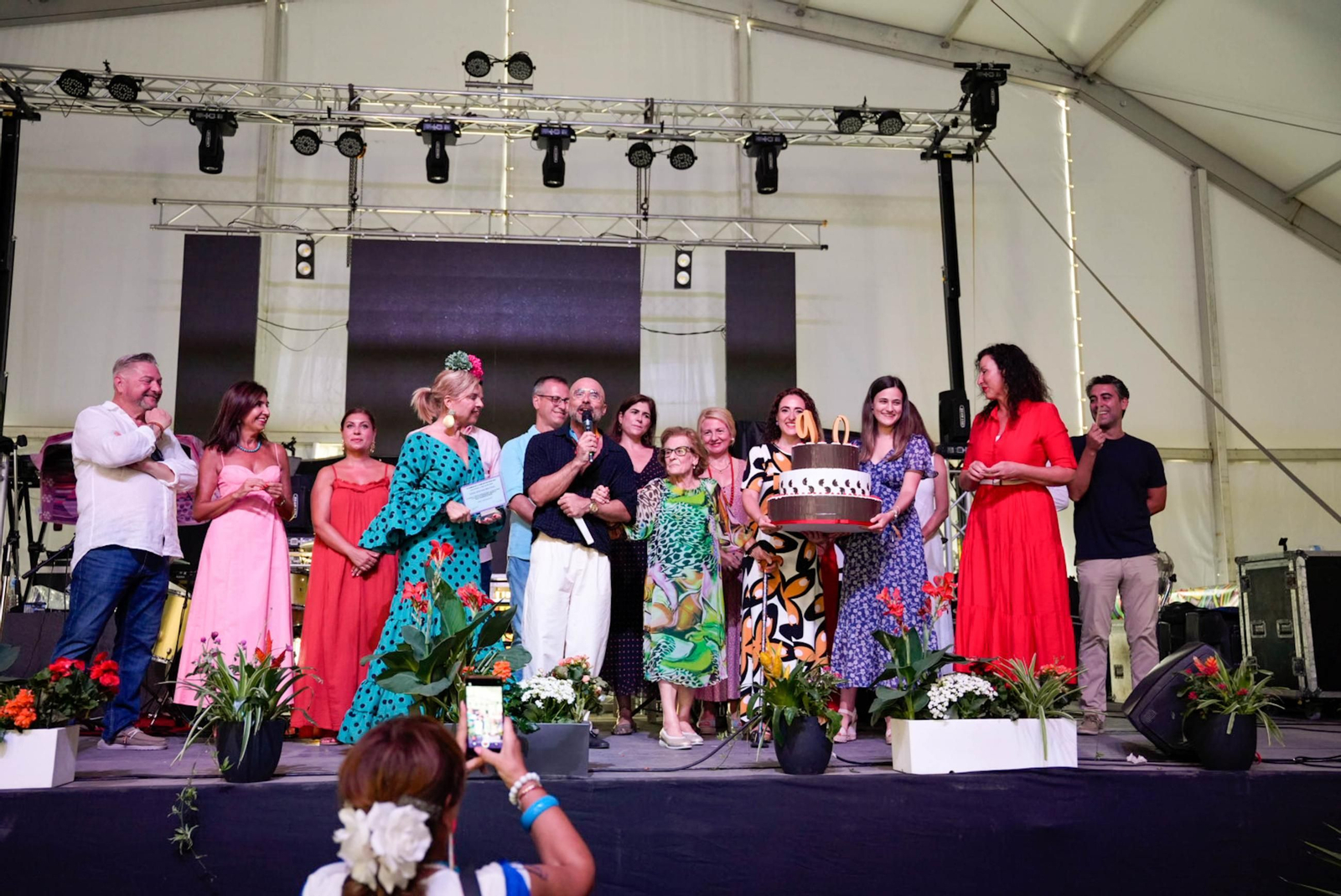 Las fotos de la comida de homenaje a la mujer en la Feria de Almería