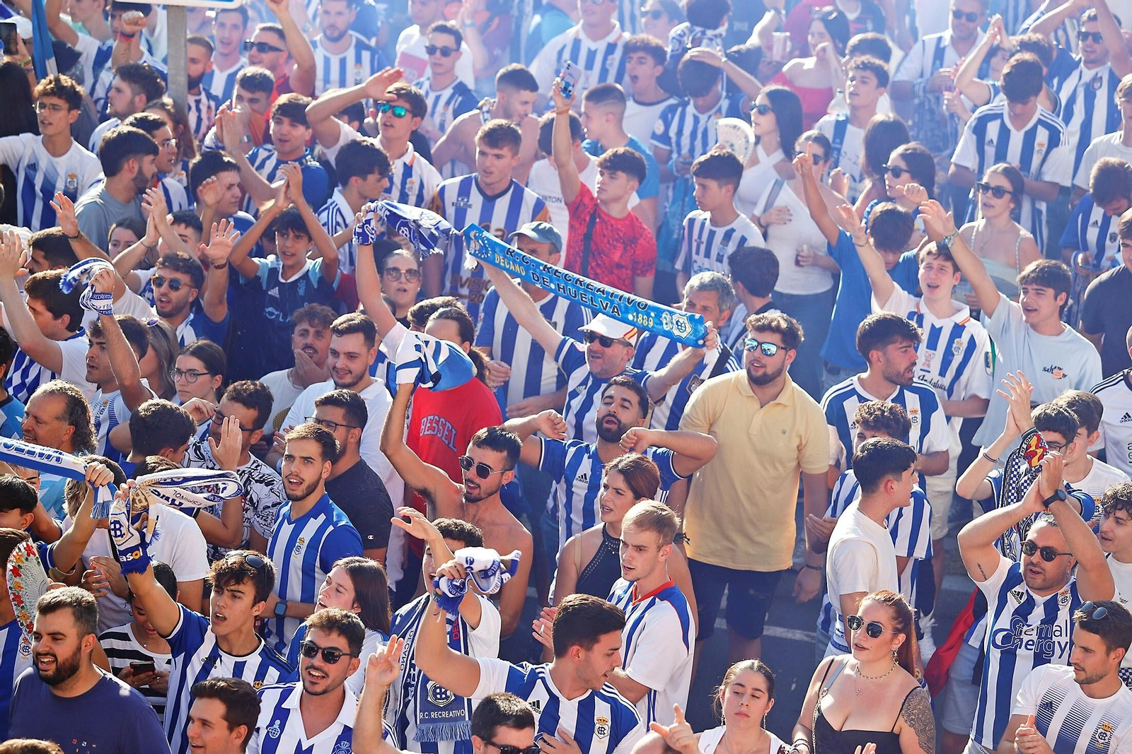 Recibimiento en el Recre-Málaga el pasado mes de octubre.