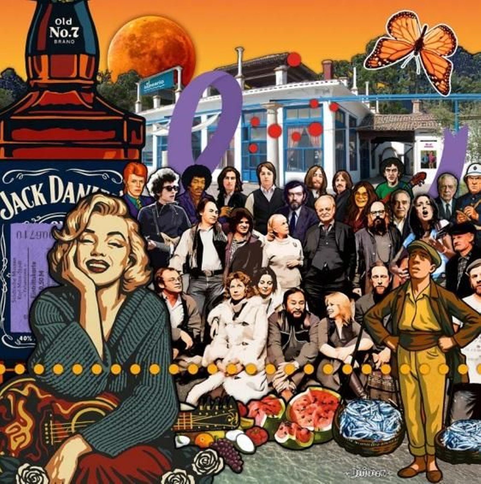 Una de las obras expuestas.