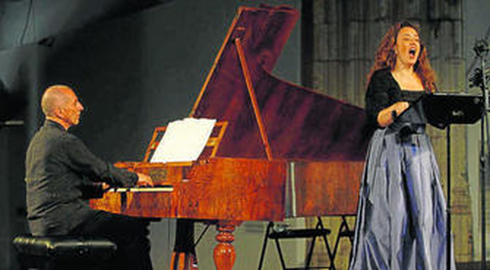 La soprano Marta Almajano durante una actuación en Sevilla.