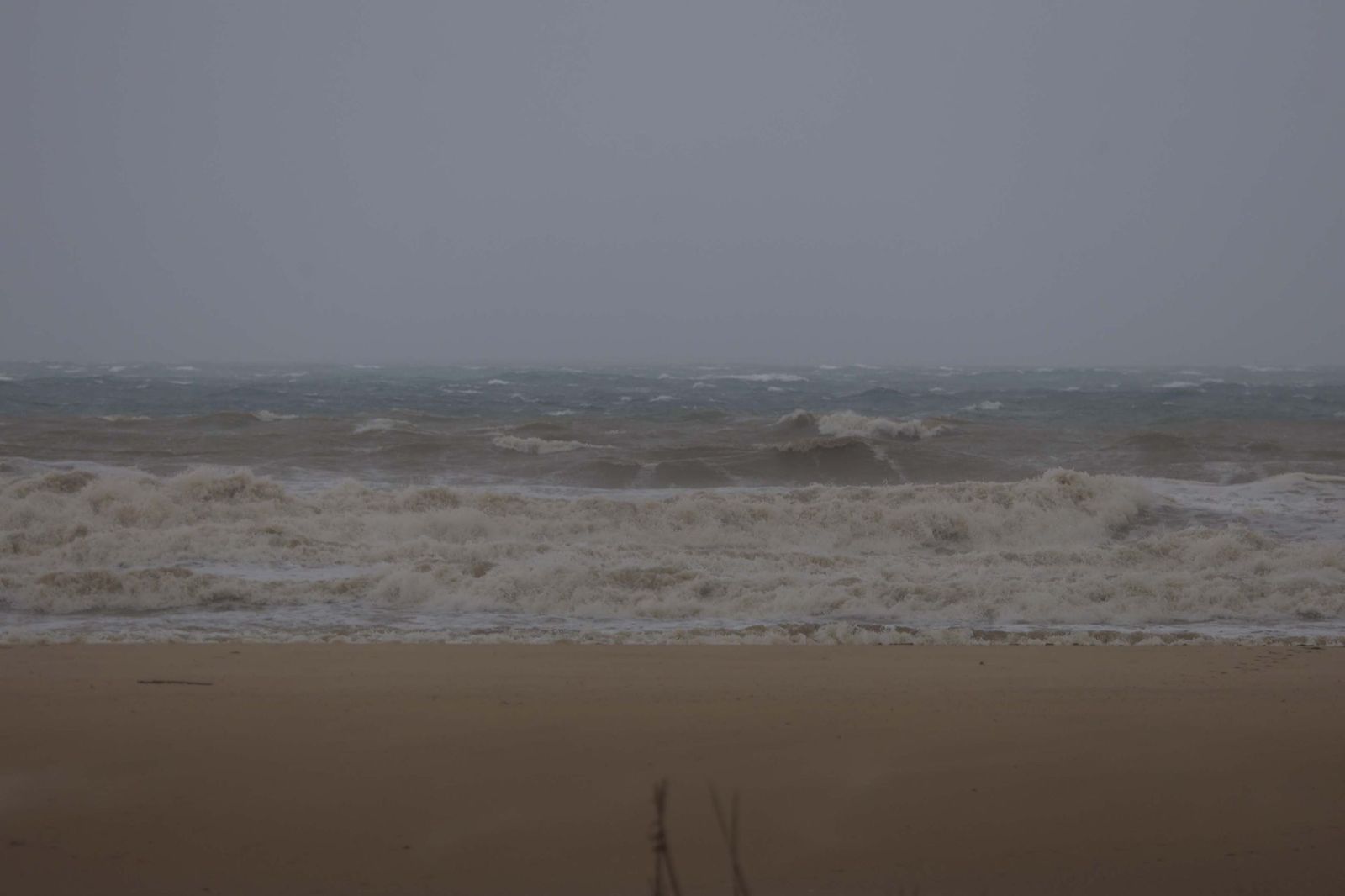 Fotos de los efectos de la borrasca Leonardo en Tarifa, Algeciras y Castellar