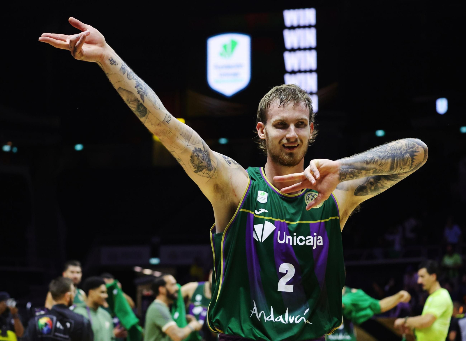 Unicaja-NBA G League United, final de la Copa Intercontinental, en fotos