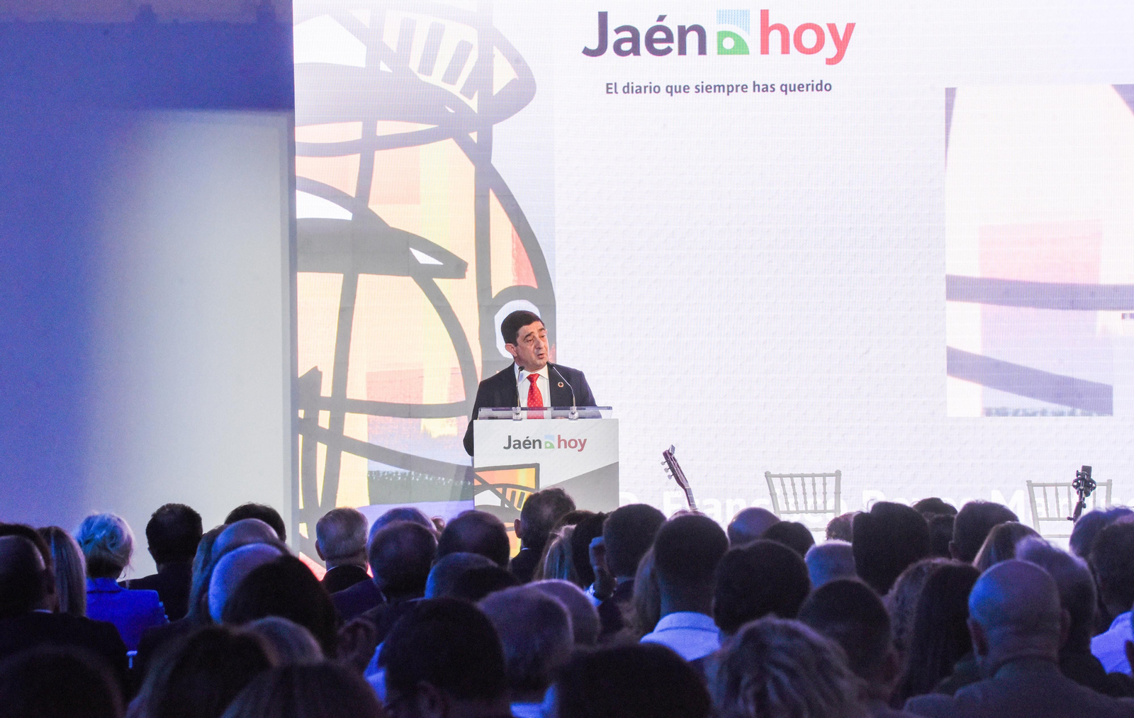 Acto de inauguración del nuevo periódico del Grupo Joly, Jaén hoy