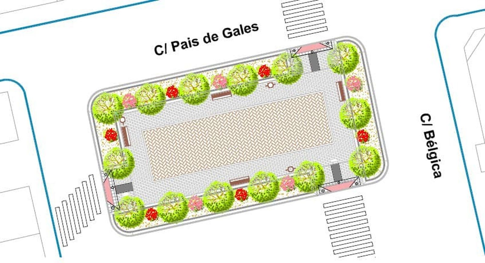 Representación gráfica de la actuación contemplada.