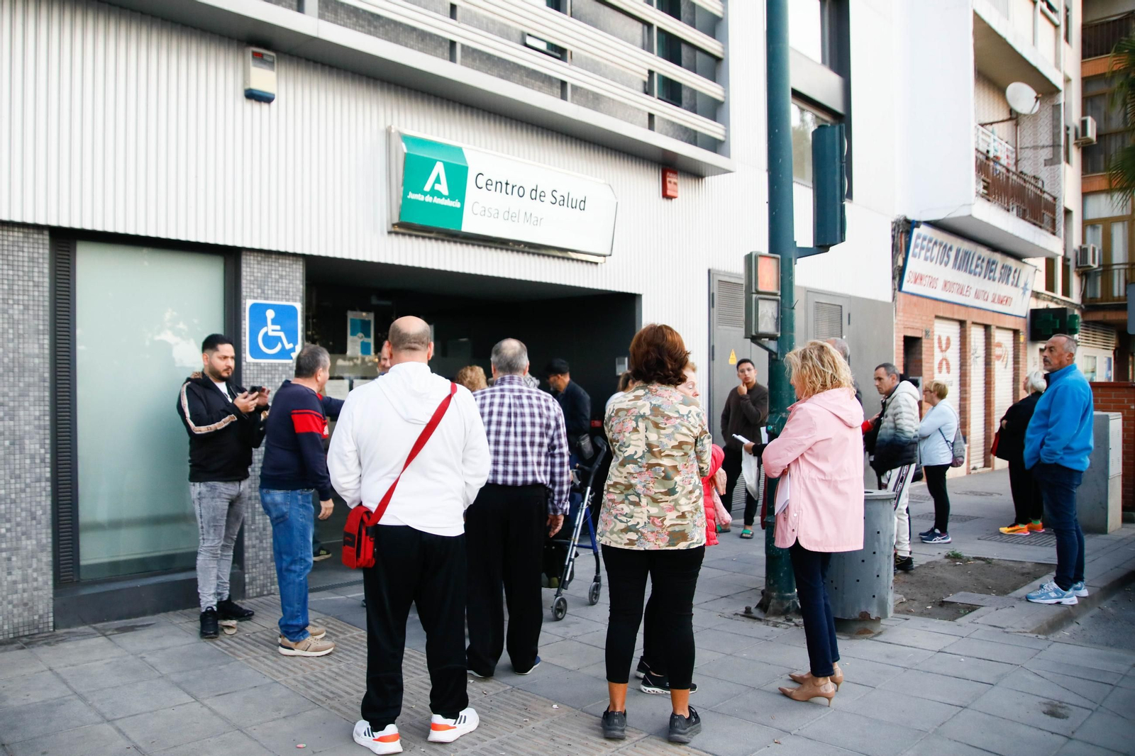 Centro de Salud del barrio de Pescadería, Casa del Mar, donde ocurrieron los hechos el martes a las 12:30 horas