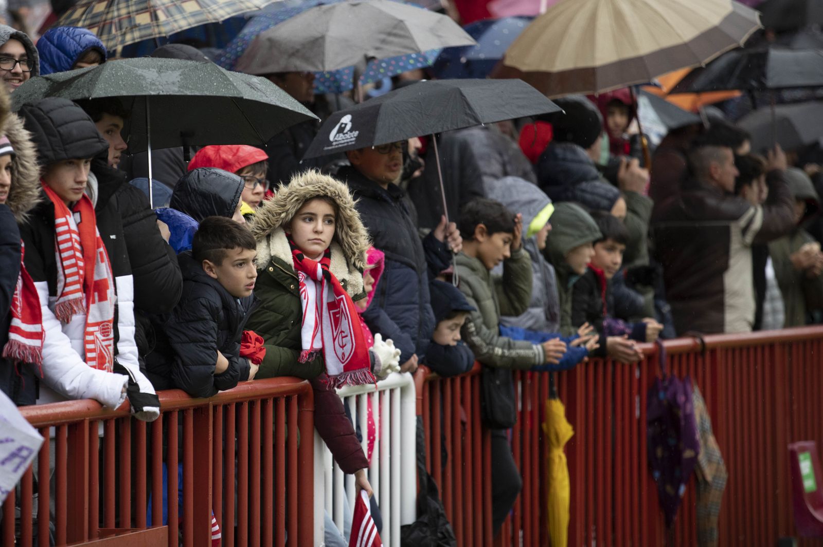 Las mejores imágenes del entrenamiento con público del Granada CF