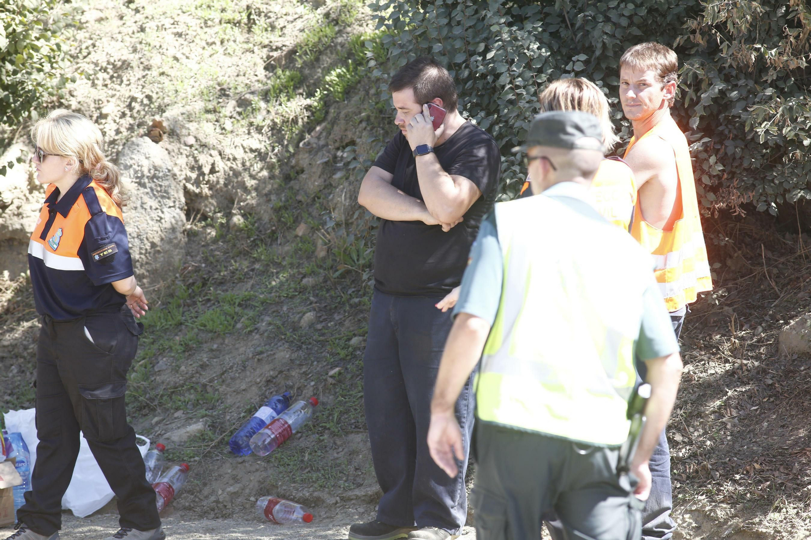 Imágenes tras la explosión de la pirotecnia de Guadix