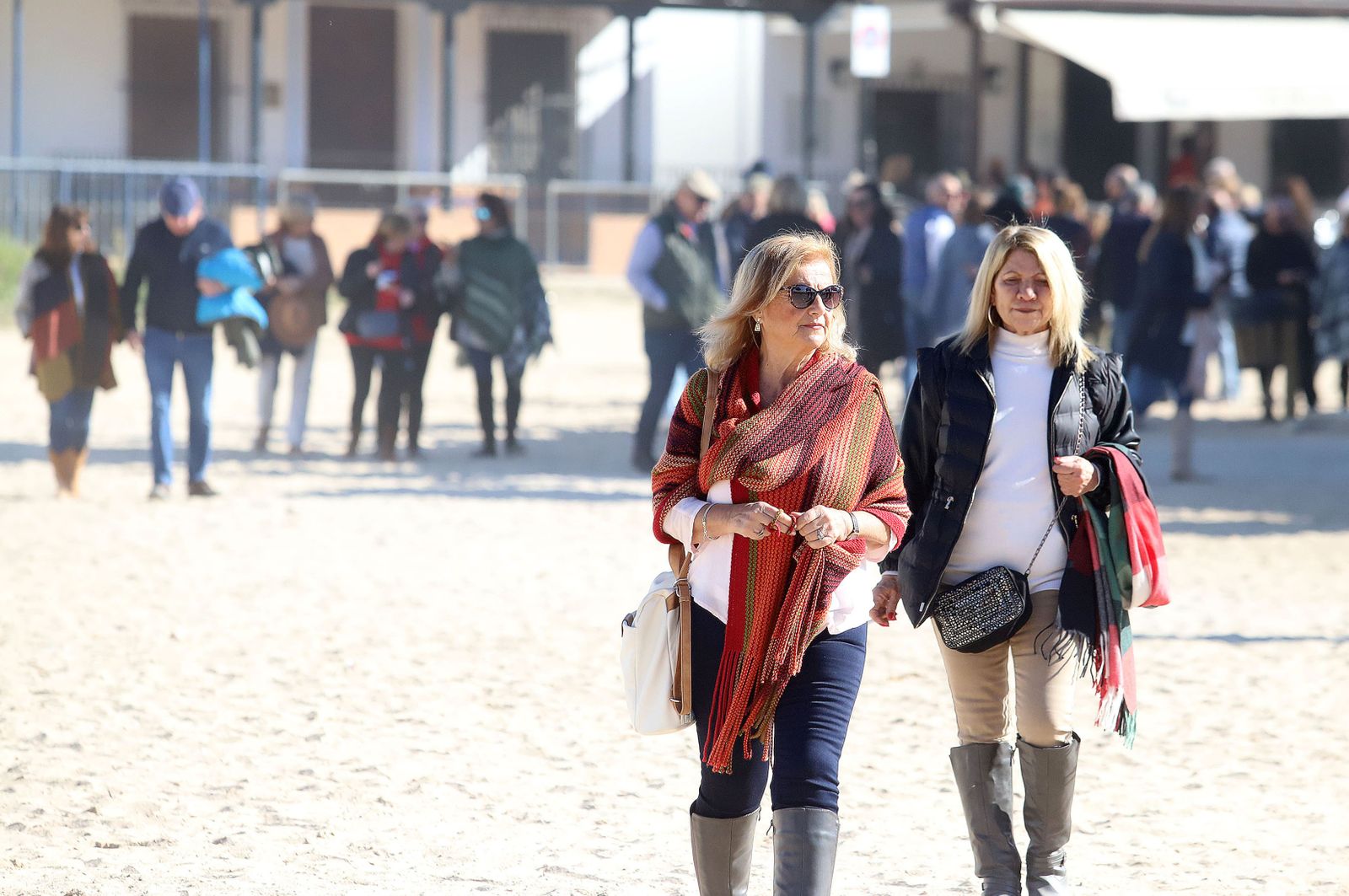 Imágenes del ambiente previo a la celebración de la Candelaria en El Rocío
