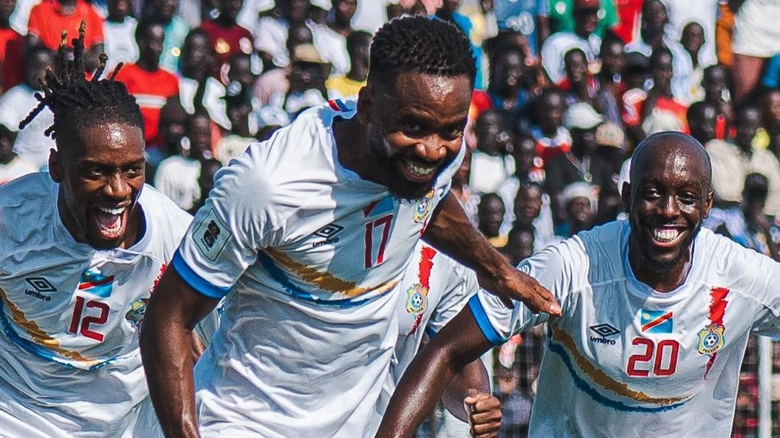 Cédric Bakambu celebrando uno de sus goles en este parón de selecciones con el Congo