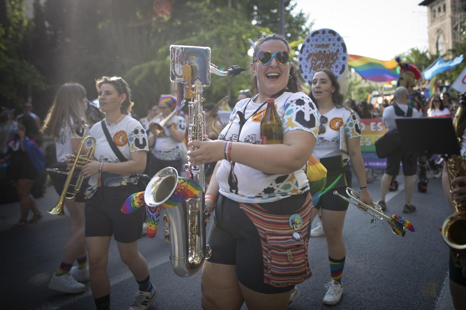 Las mejores imágenes de la manifestación por el Día del Orgullo LGBTIQ+ en Granada