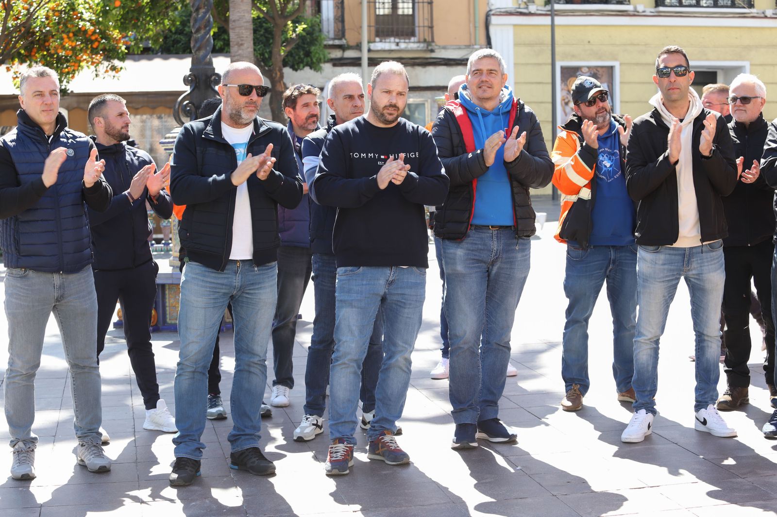 Las fotos de la manifestación de los trabajadores en huelga de Acerinox en Algeciras