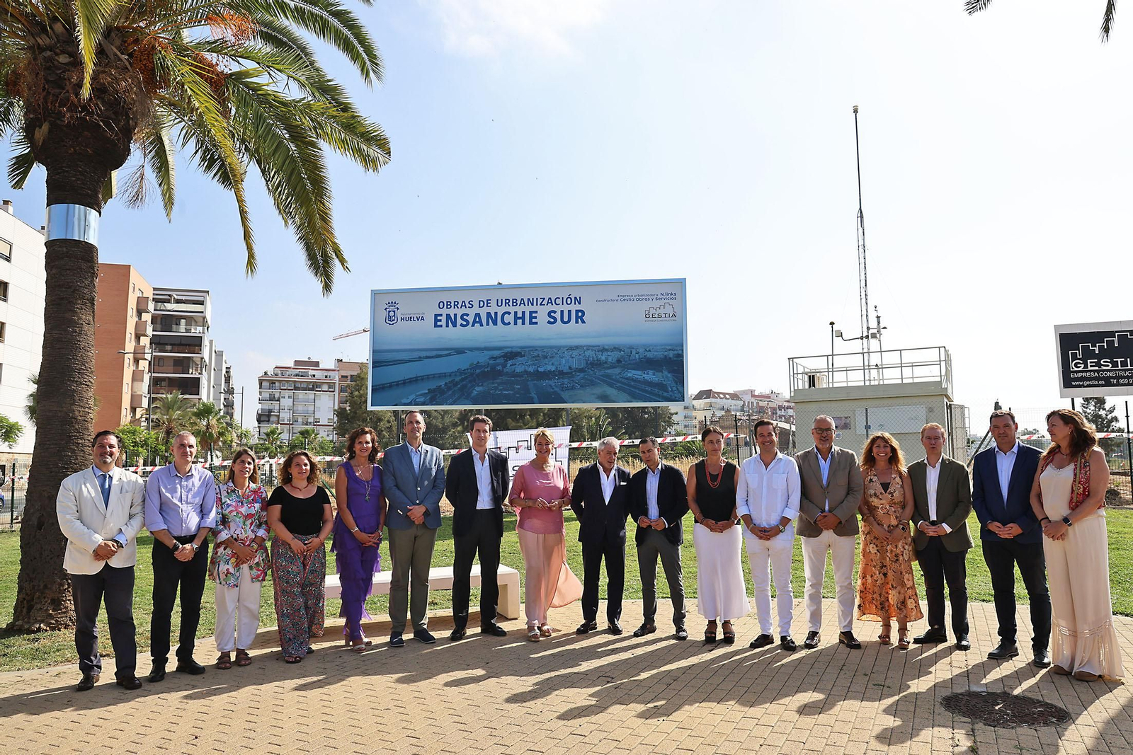 Imágenes del inicio de las obras de urbanización del Ensanche Sur